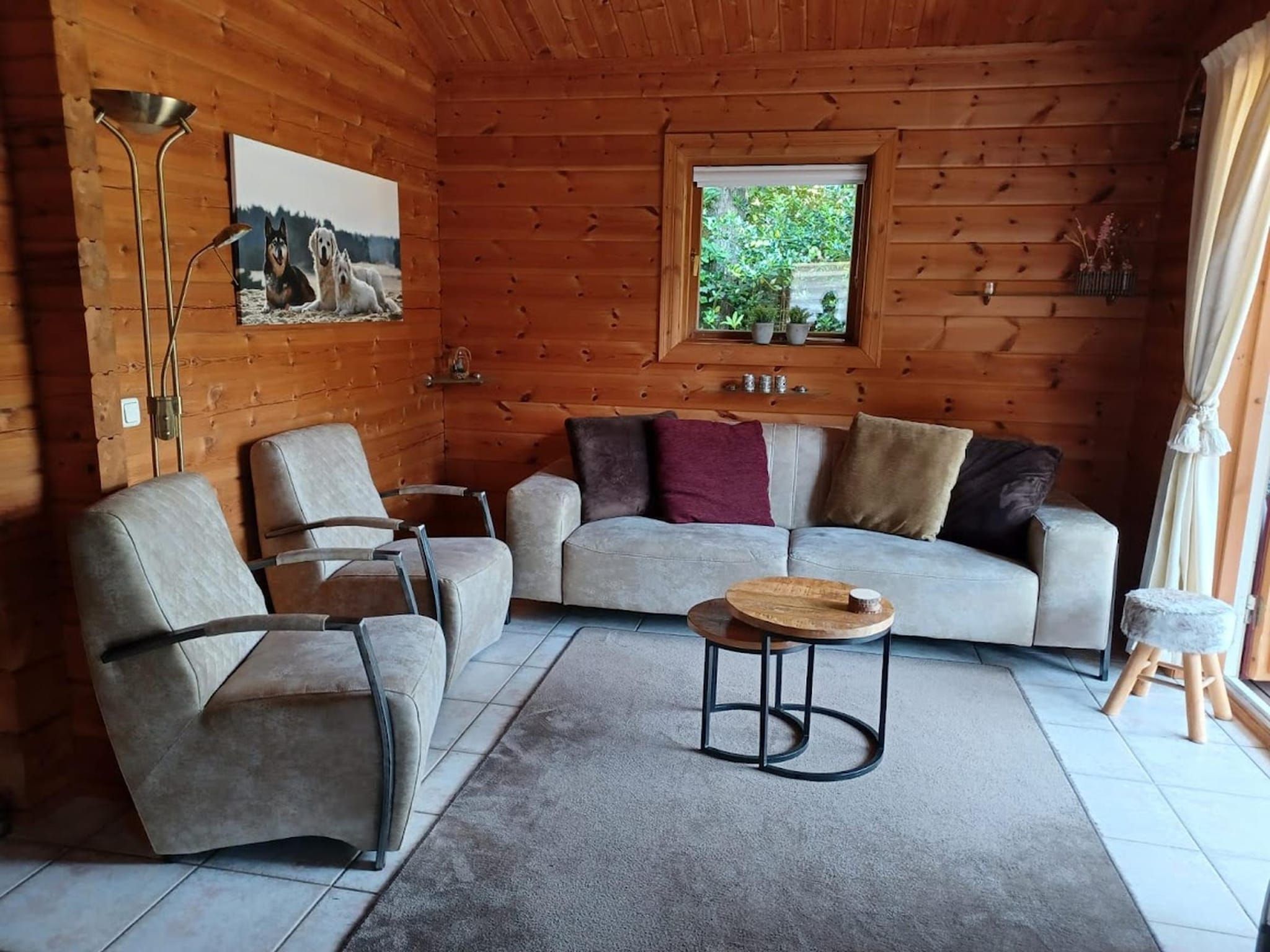 De woonkamer van Hulshorsterhout in Hulshorst