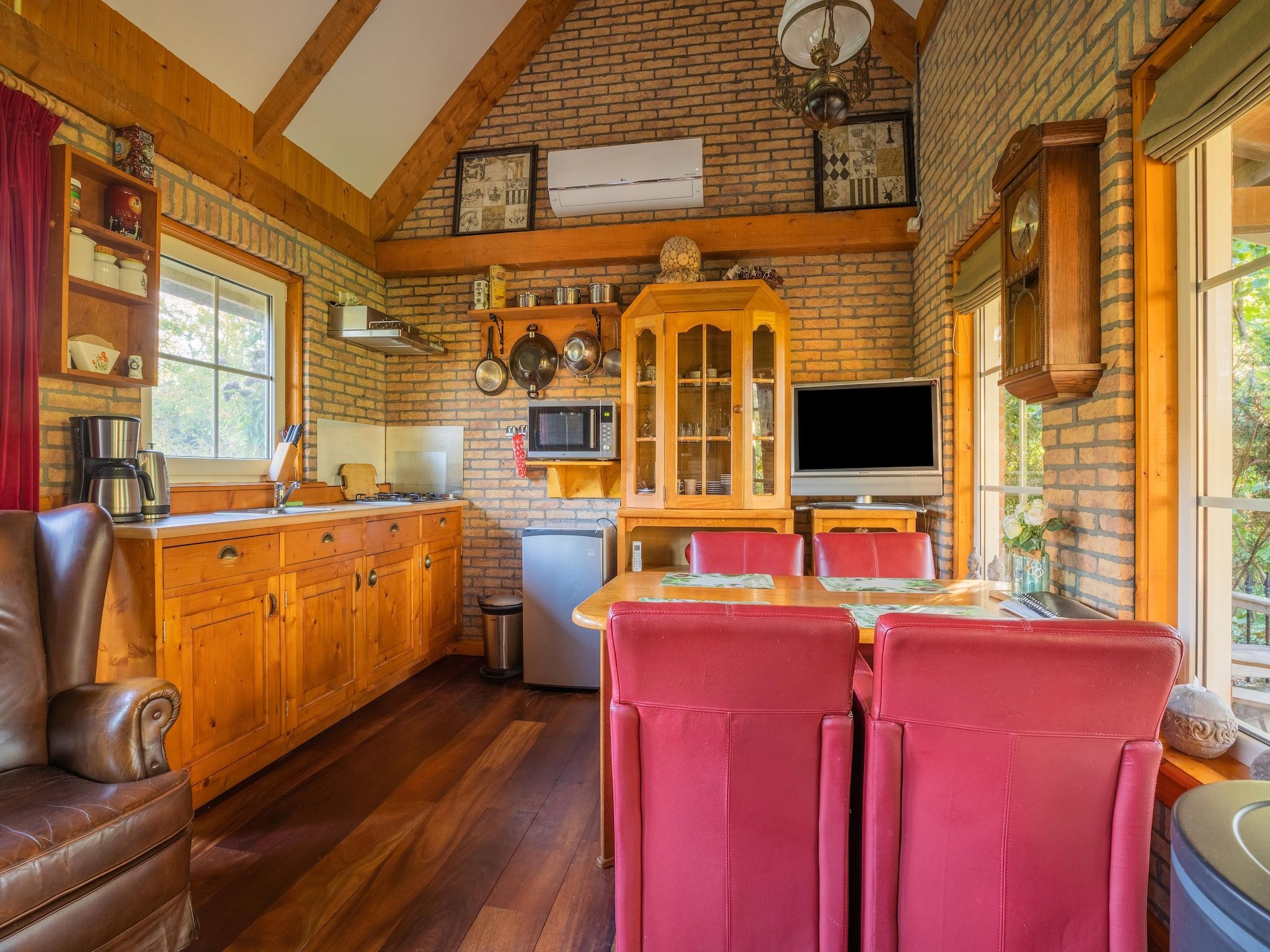 De woonkamer van Vakantiewoning Wijnaldum in Wijnaldum
