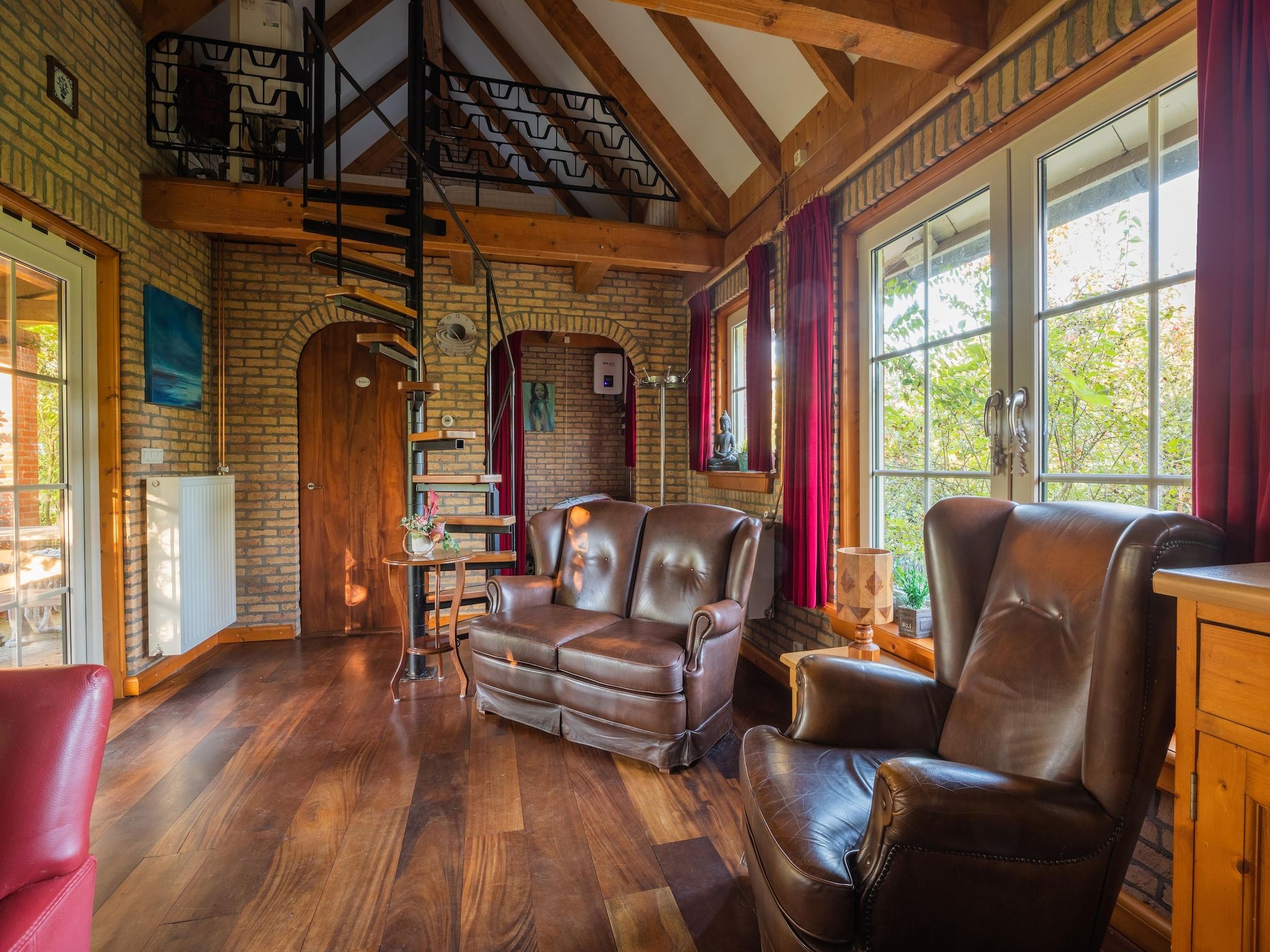 De woonkamer van Vakantiewoning Wijnaldum in Wijnaldum