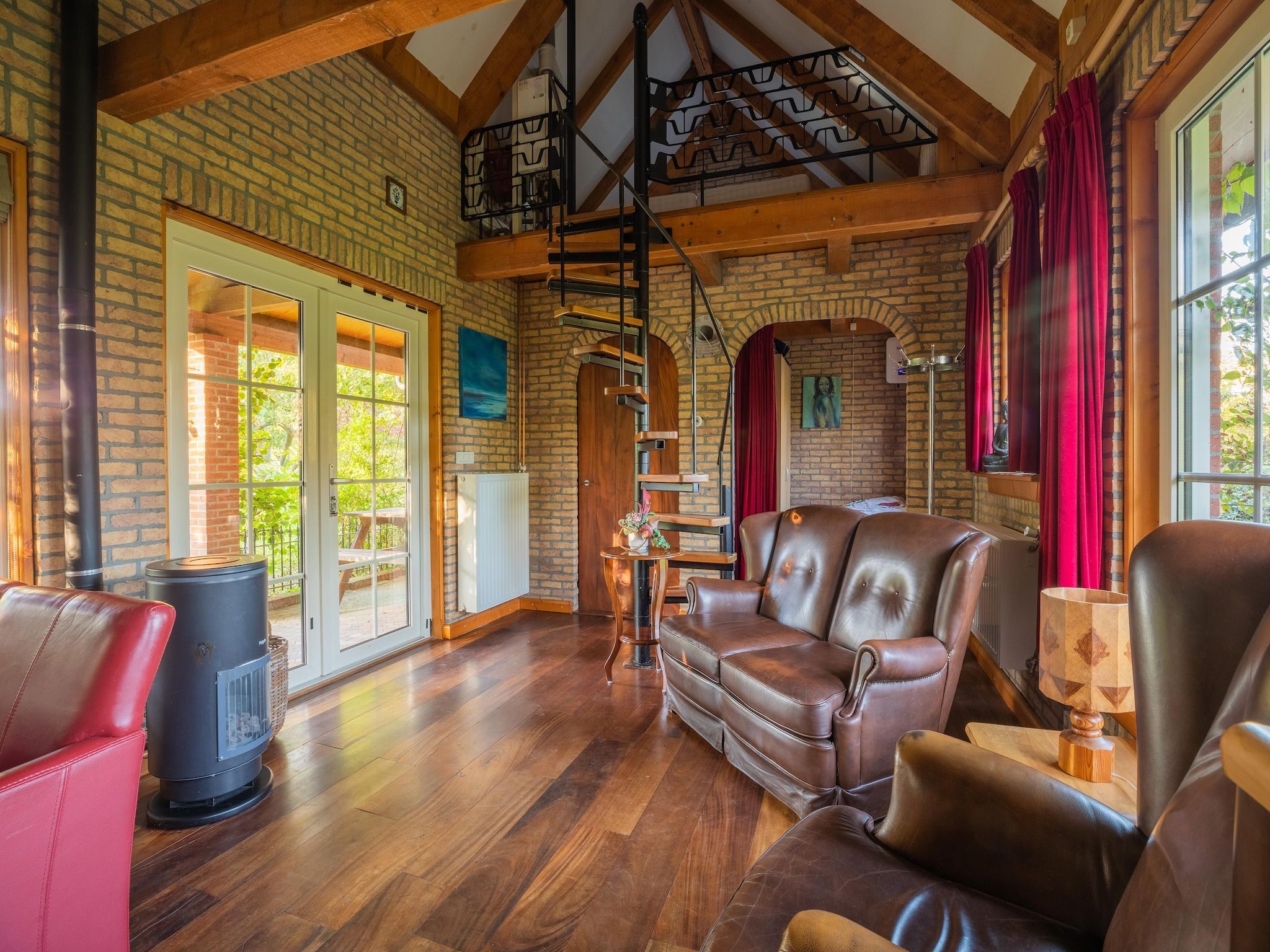 De woonkamer van Vakantiewoning Wijnaldum in Wijnaldum