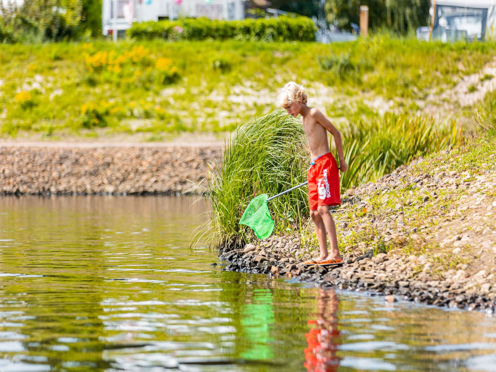 Parkfaciliteiten bij Vakantiepark Leukermeer 3 in Well