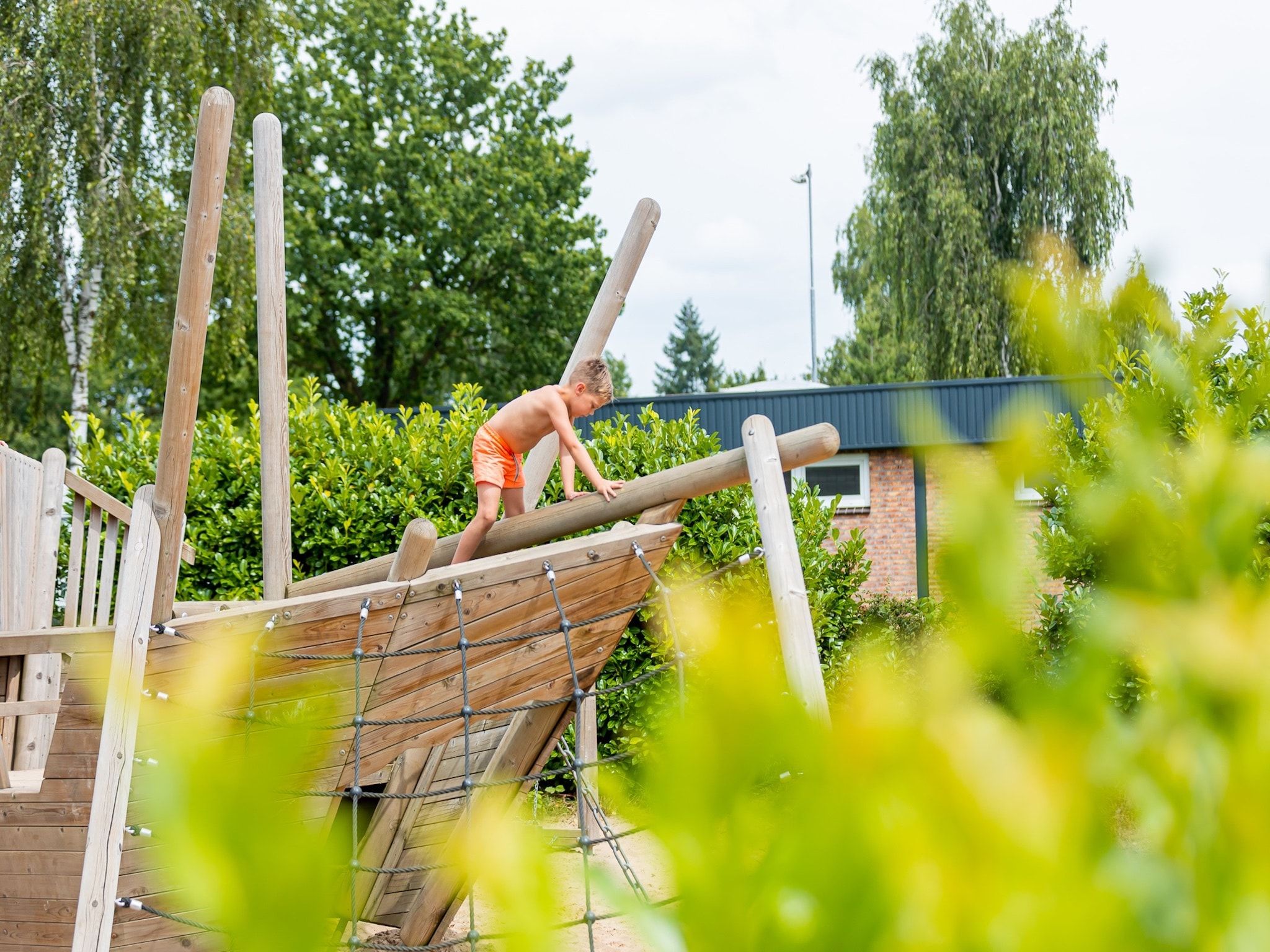 Parkfaciliteiten bij Vakantiepark Leukermeer 5 in Well