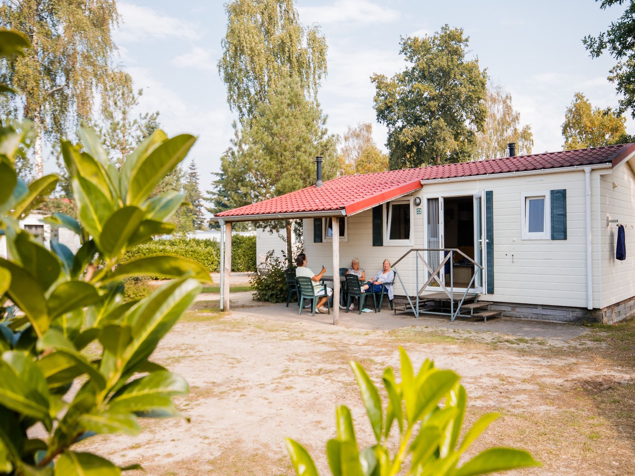 De buitenkant van Vakantiepark Leukermeer 5 in Well
