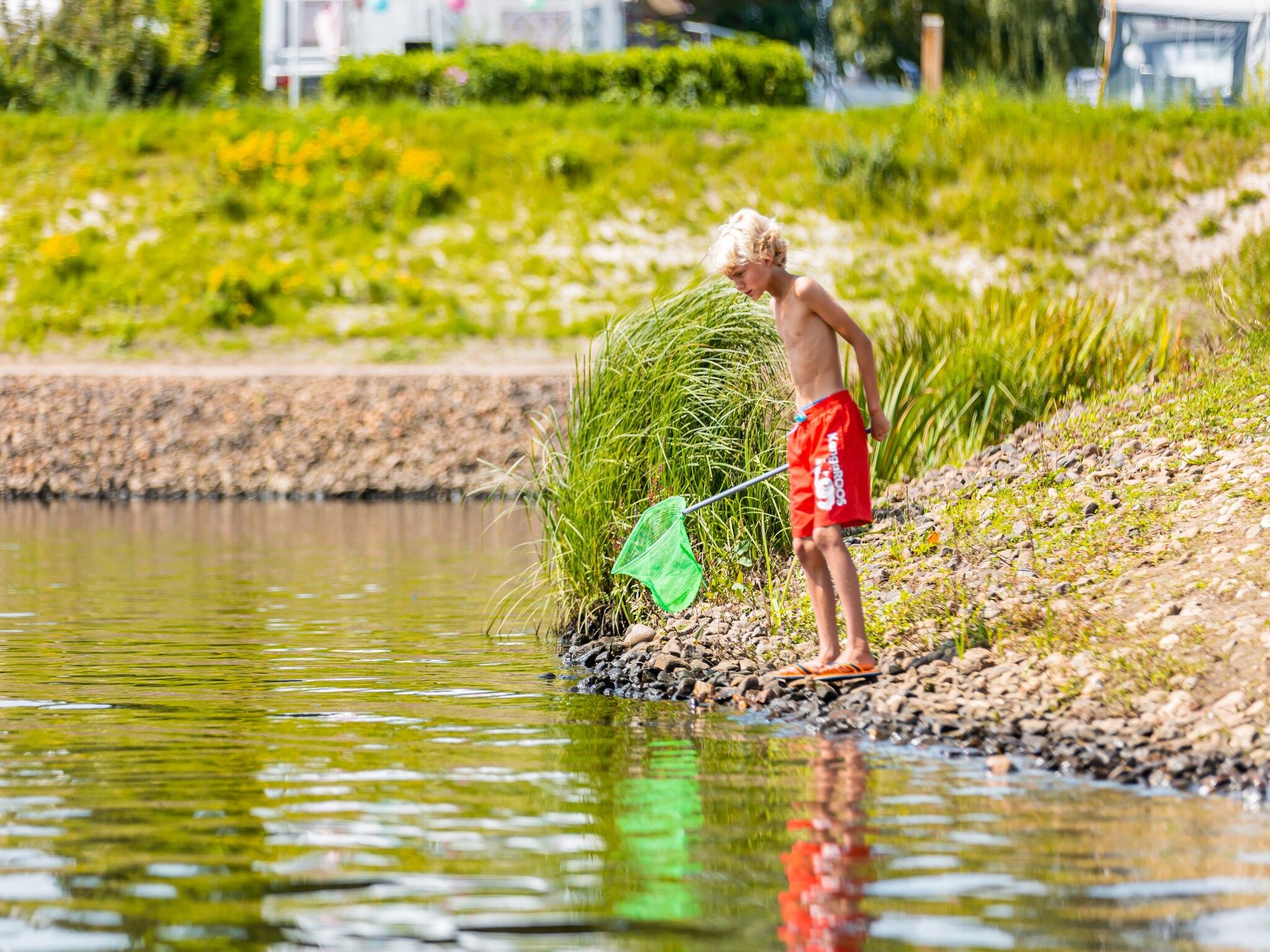 Parkfaciliteiten bij Vakantiepark Leukermeer 12 in Well