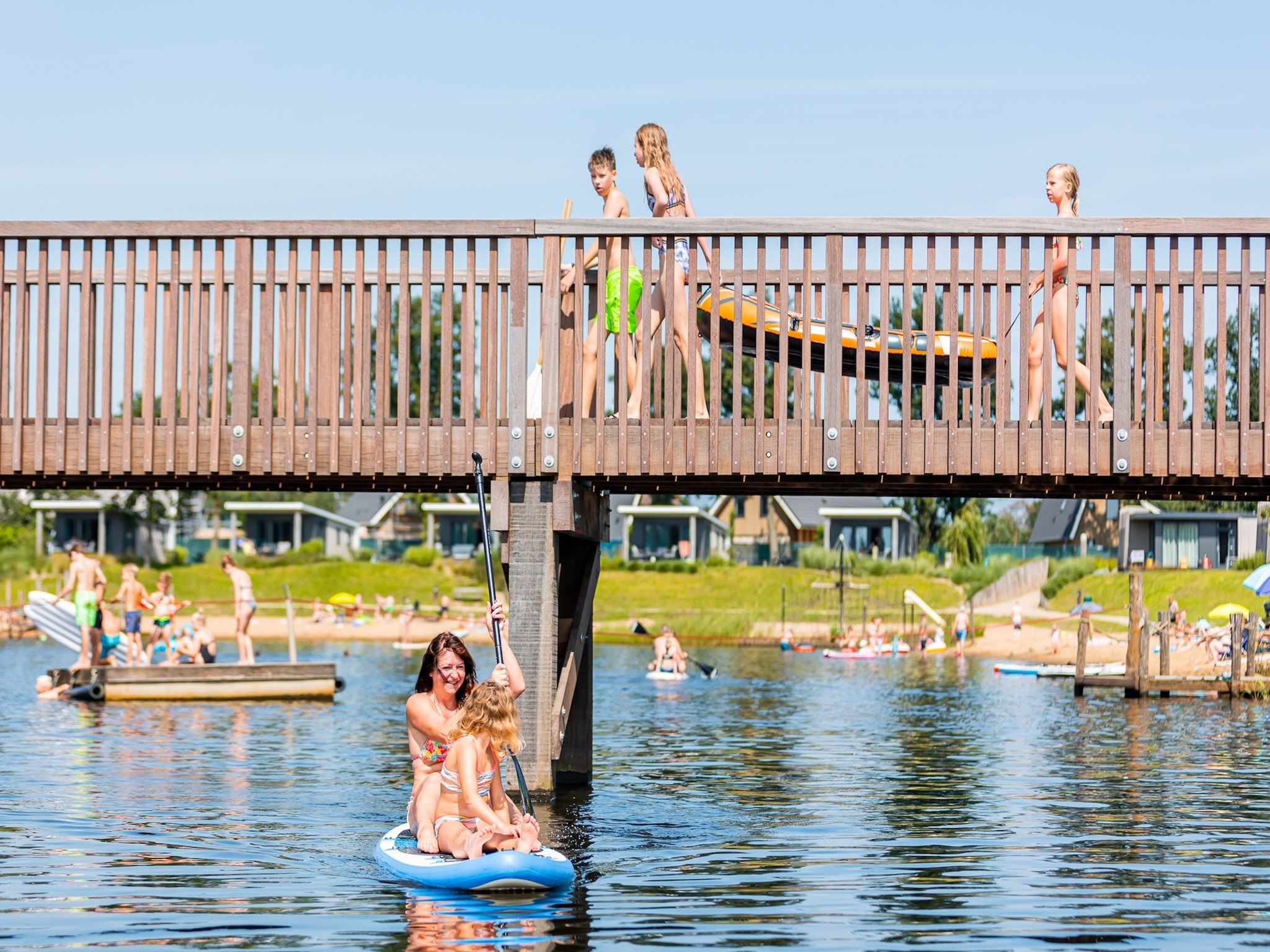 Parkfaciliteiten bij Vakantiepark Leukermeer 12 in Well