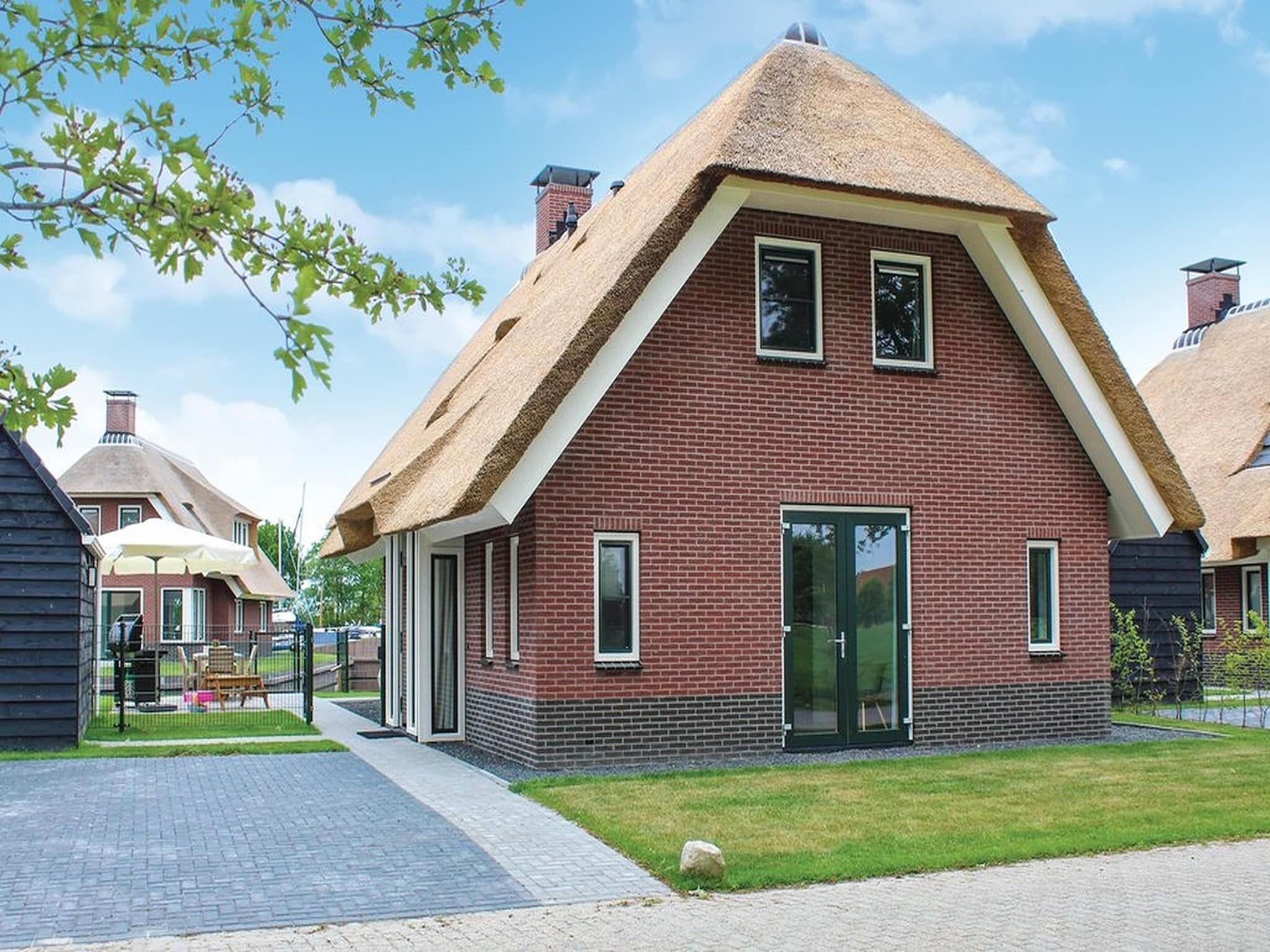 De buitenkant van Recreatiepark Idskenhuizen 7 in Idskenhuizen
