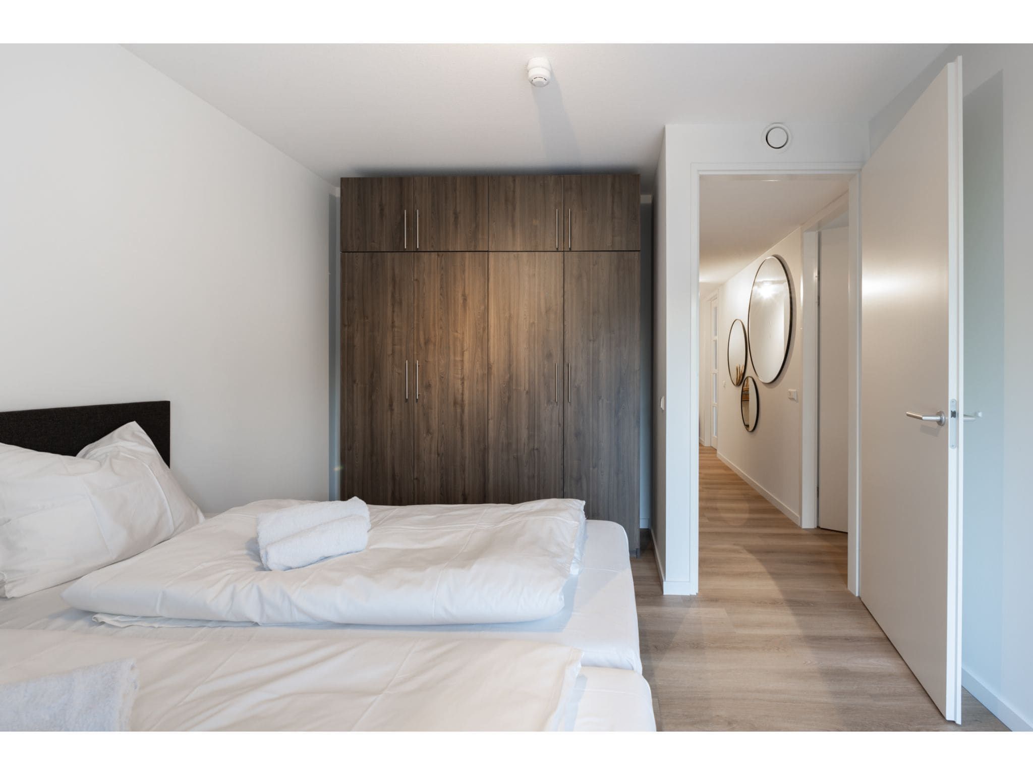 Een slaapkamer van Harbour Loft 1N Résidence Marina polderzicht in Kamperland