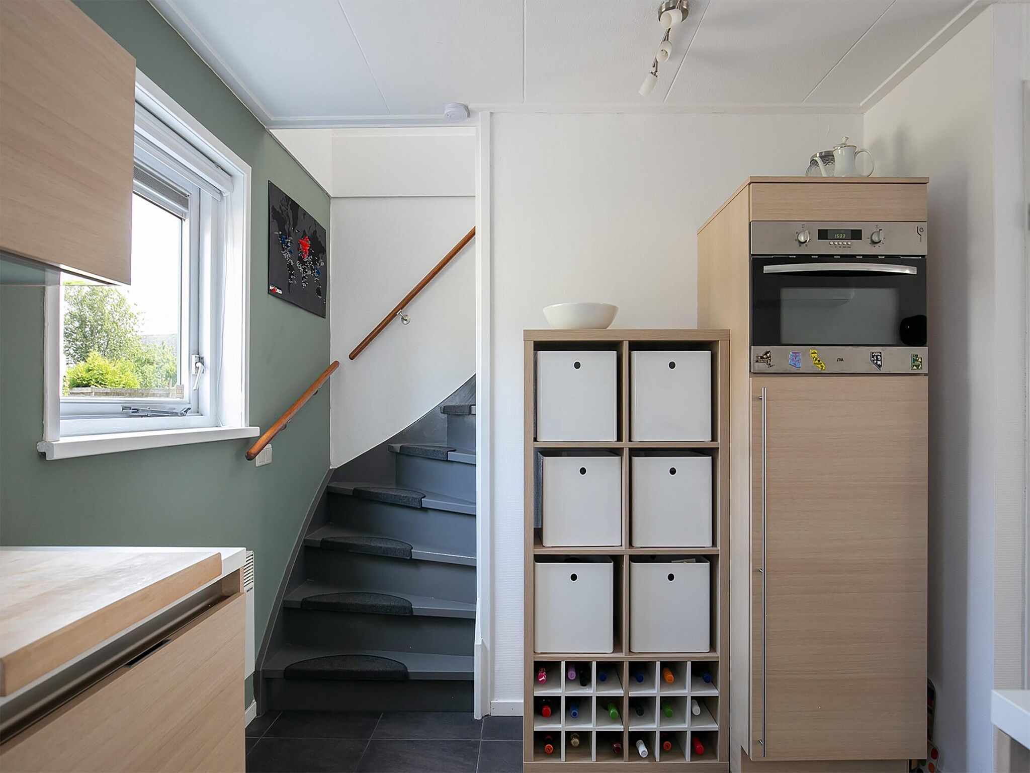 De keuken van Yn'e Lijte 110 in Grou