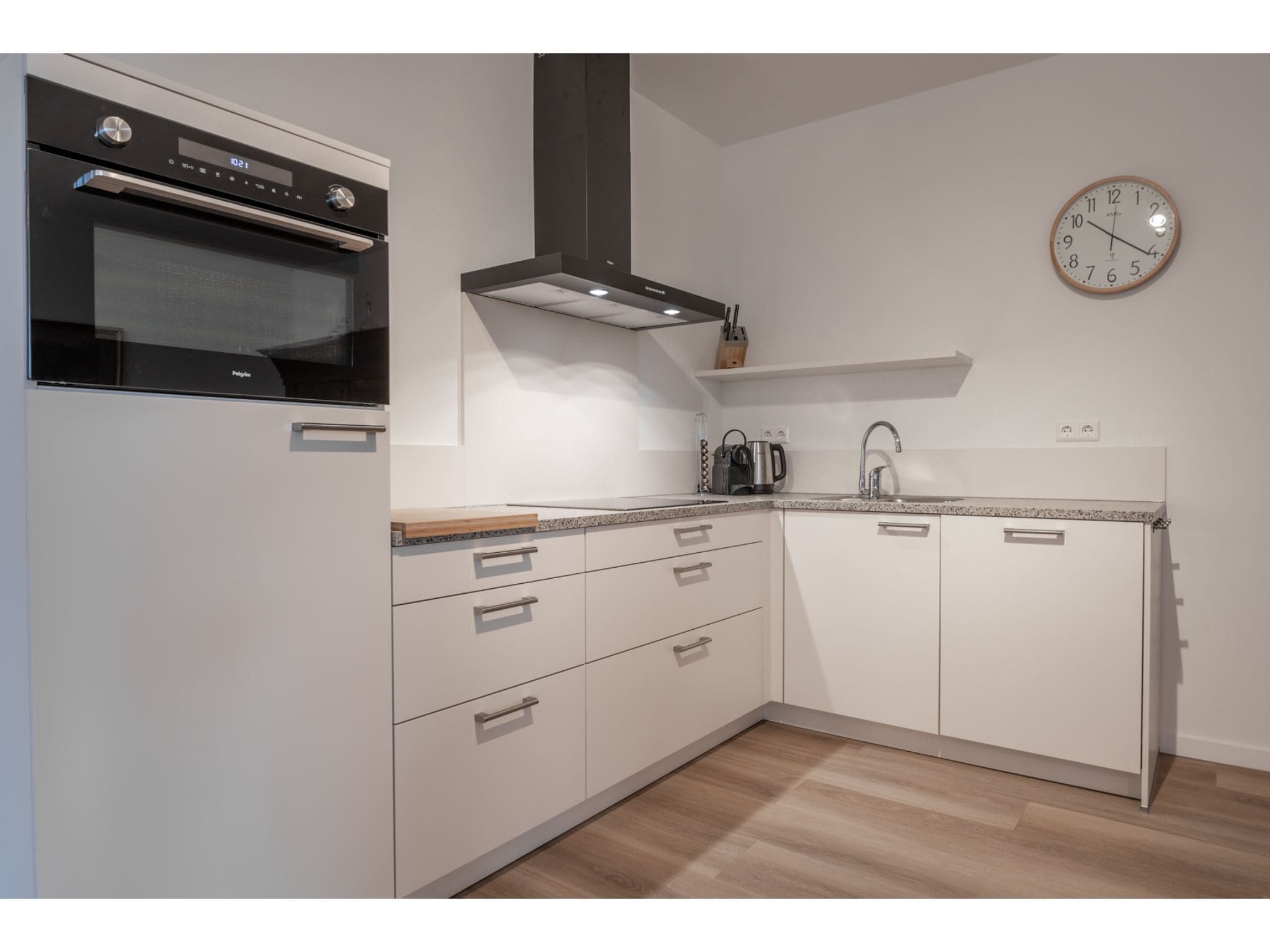 De keuken van Harbour Loft 3C Residence Marina in Kamperland