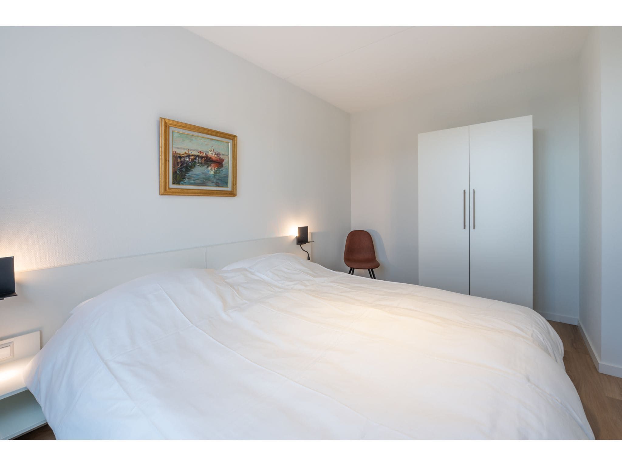 Een slaapkamer van Harbour Loft 3C Residence Marina in Kamperland