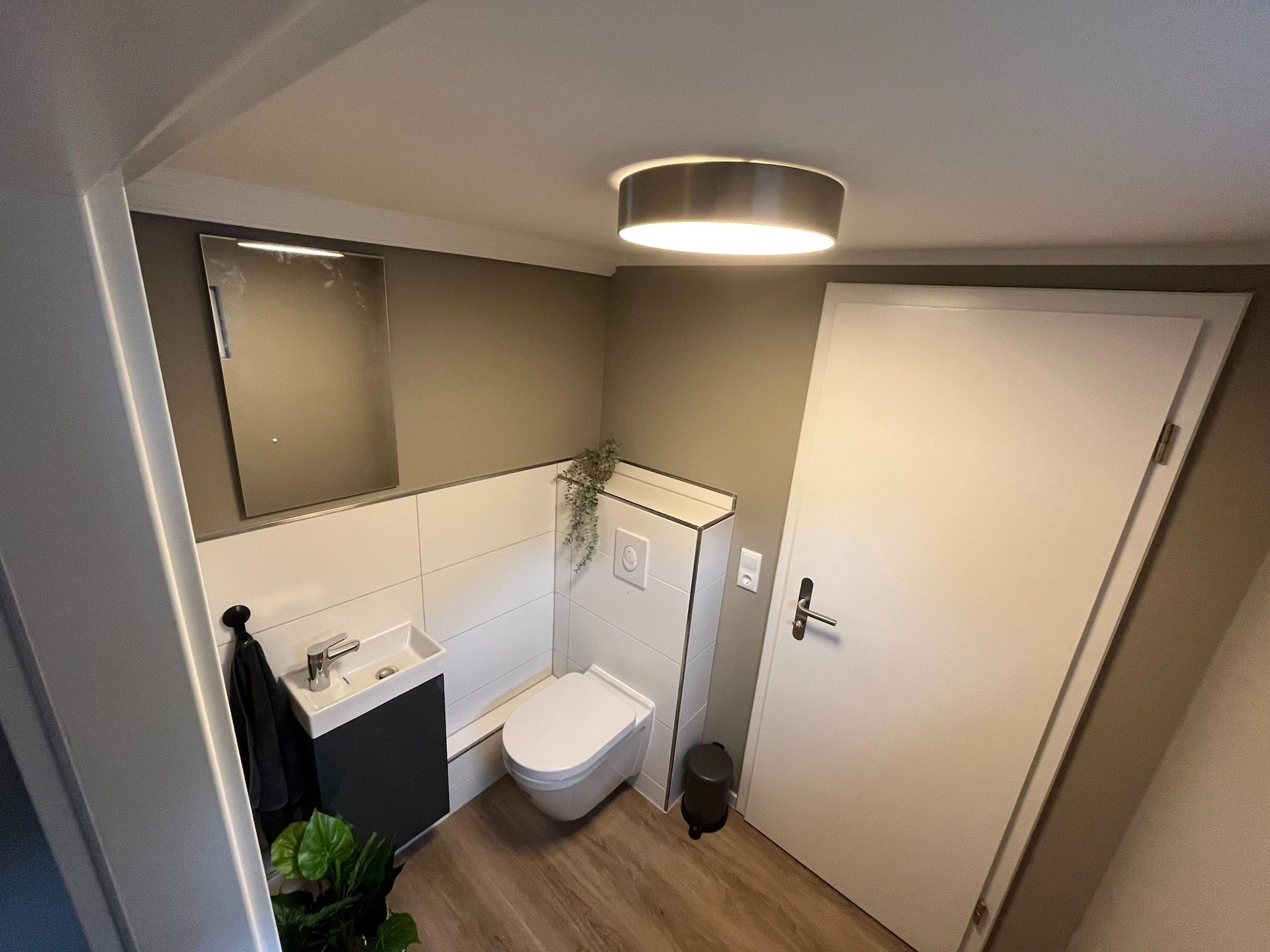 De badkamer van Ferienhaus White Pearl in Noordwijkerhout