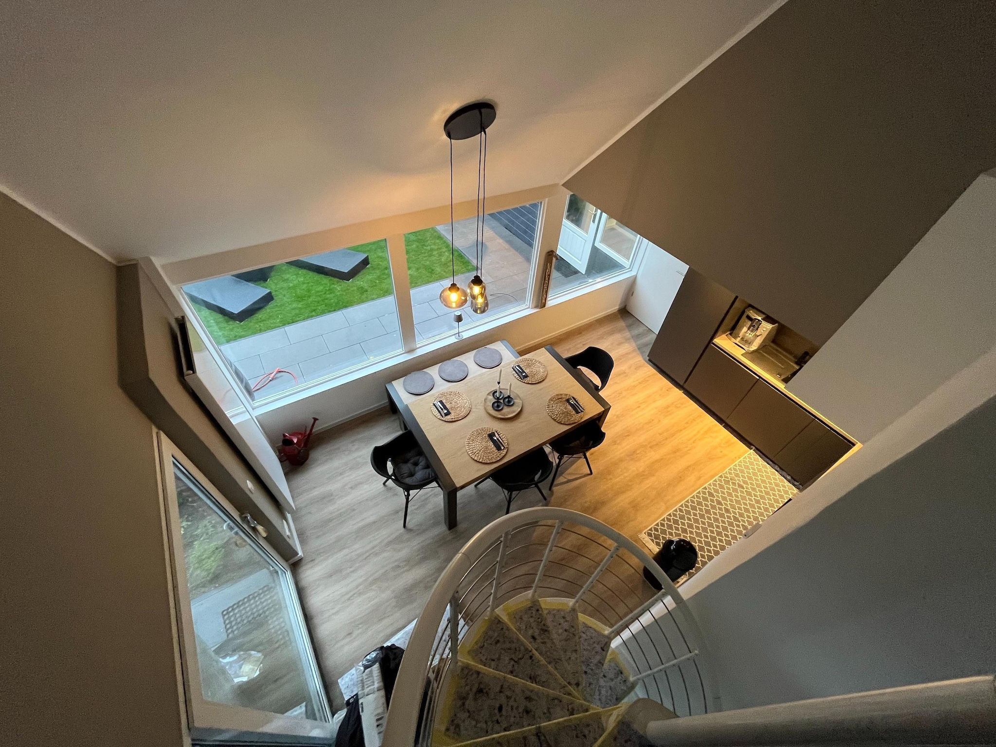 De woonkamer van Ferienhaus White Pearl in Noordwijkerhout