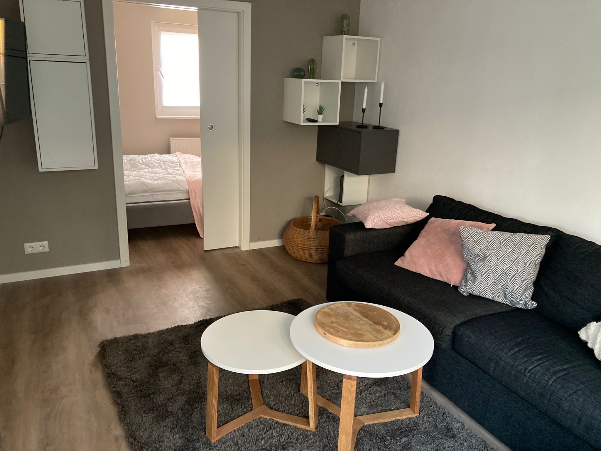 De woonkamer van Ferienhaus White Pearl in Noordwijkerhout