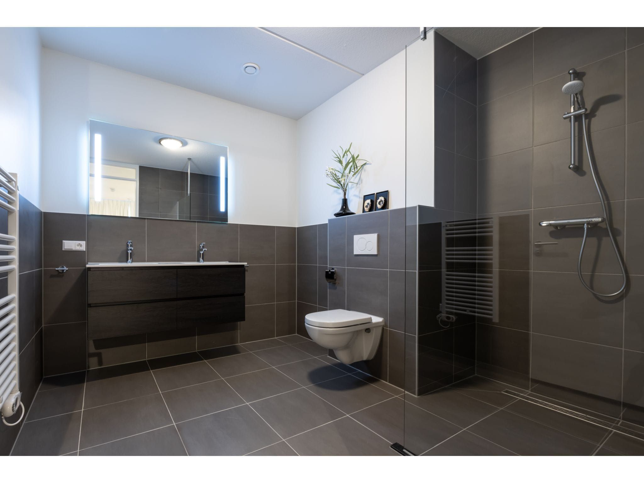 De badkamer van Harbour Loft 1K Residence Marina havenzicht in Kamperland