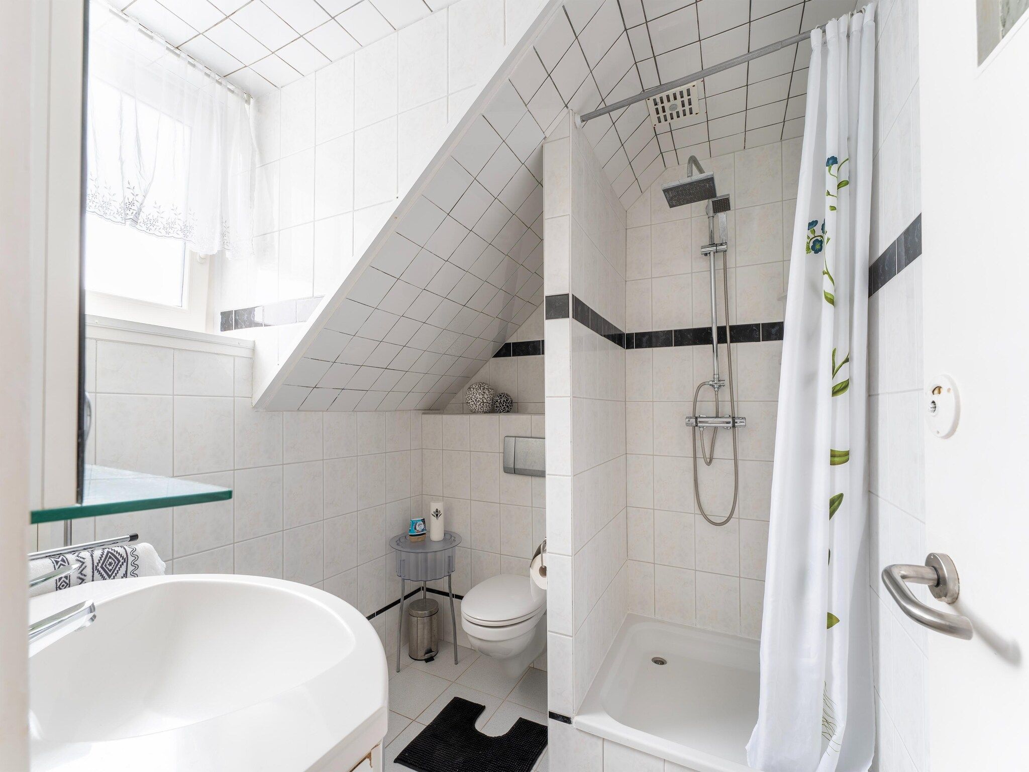 De badkamer van Vakantiewoning Aarab in Vlissingen