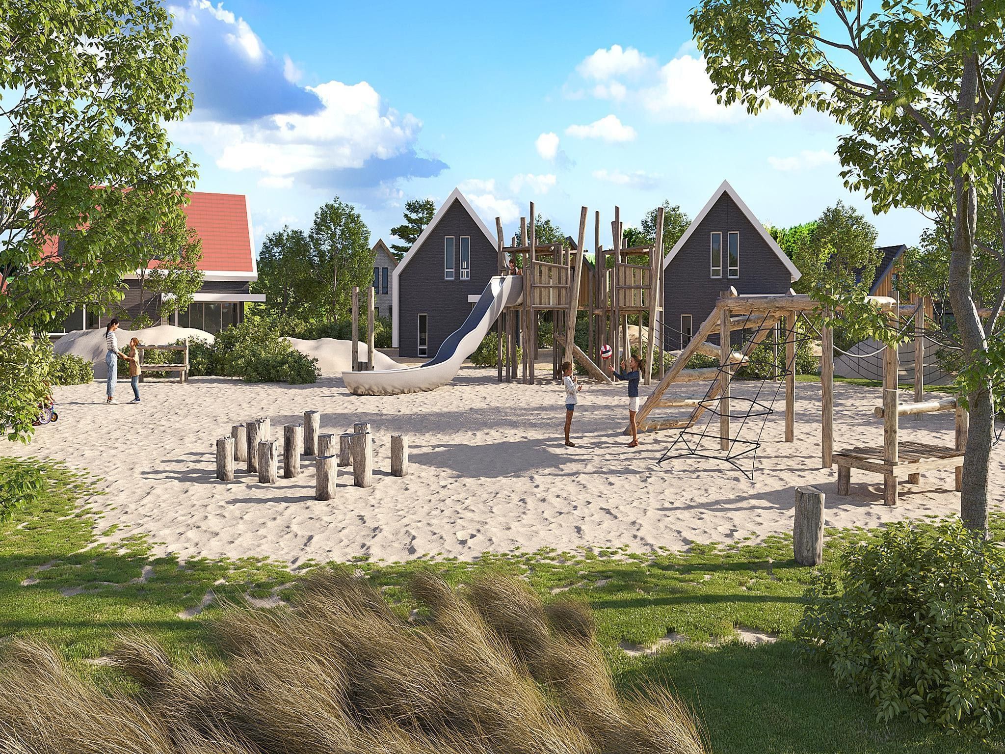 Parkfaciliteiten bij Resort Nieuwvliet-Bad 5 in Nieuwvliet