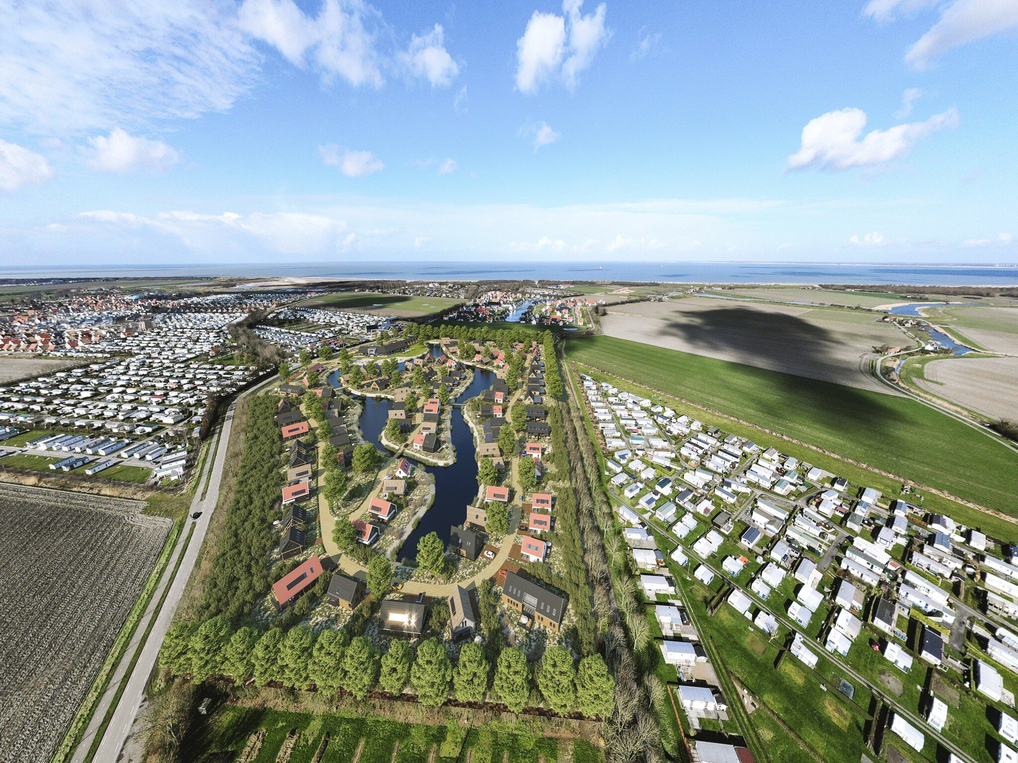 De buitenkant van Resort Nieuwvliet-Bad 7 in Nieuwvliet