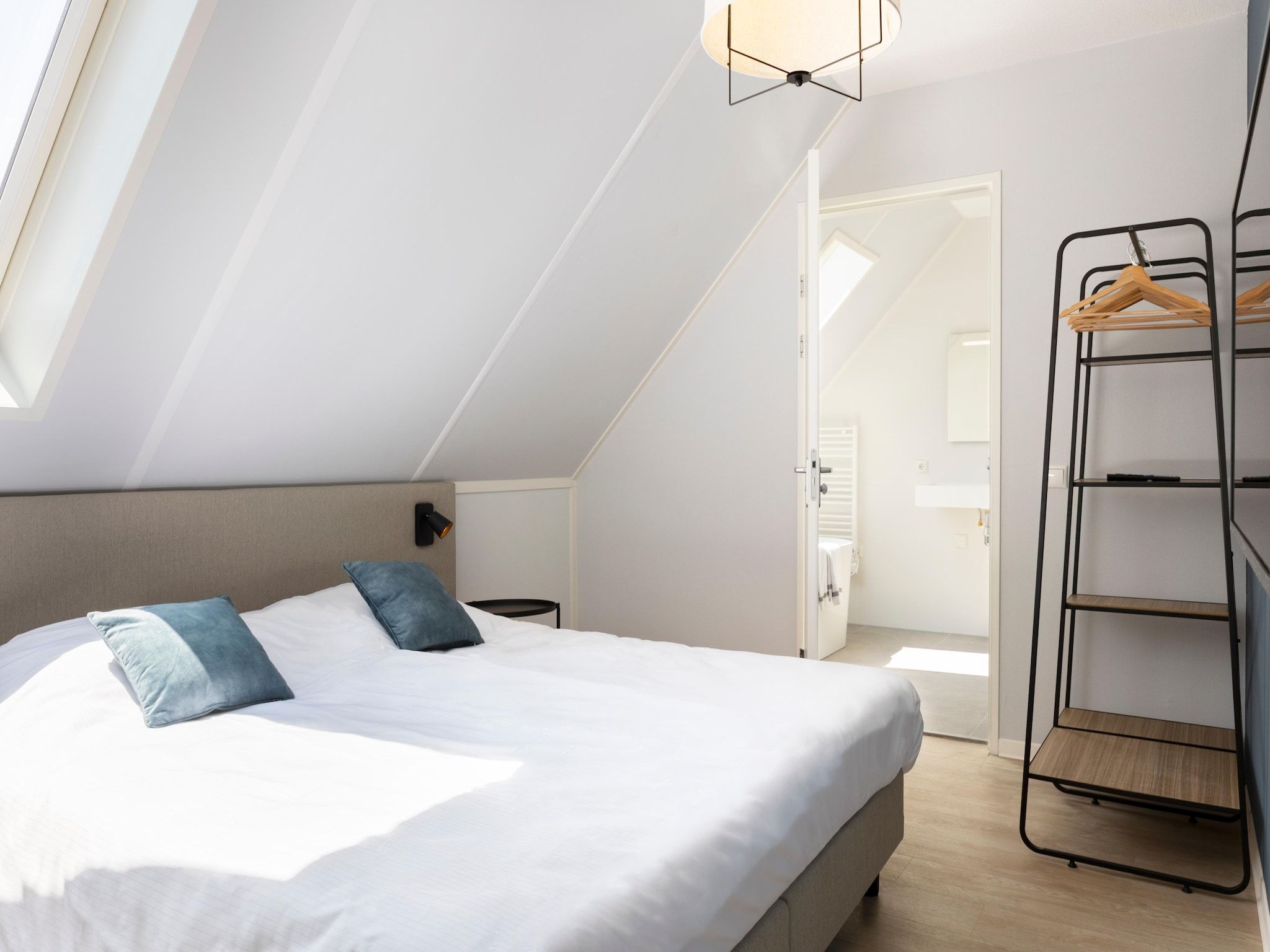 Een slaapkamer van Resort Nieuwvliet-Bad 10 in Nieuwvliet
