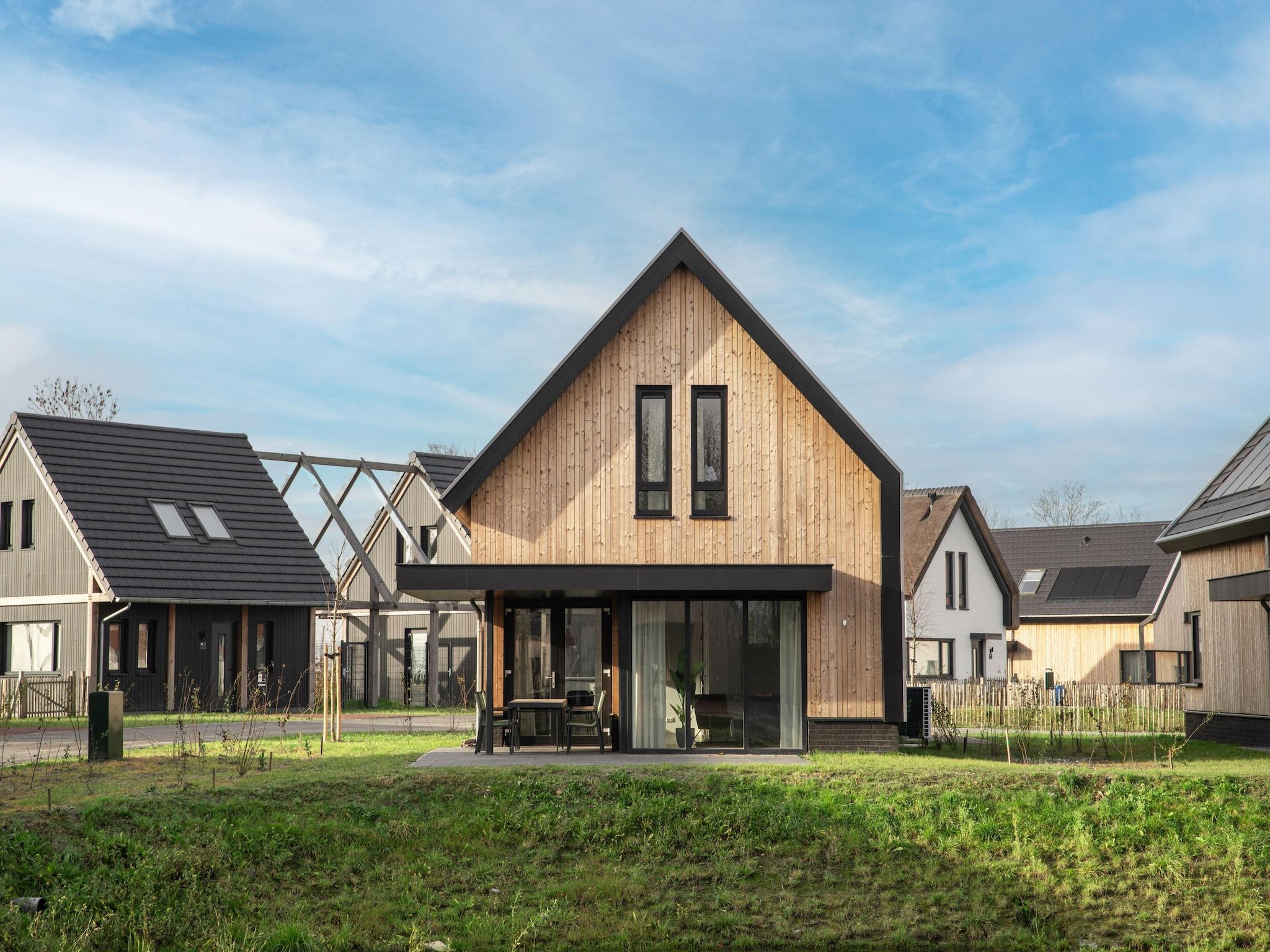 De buitenkant van Resort Nieuwvliet-Bad 11 in Nieuwvliet