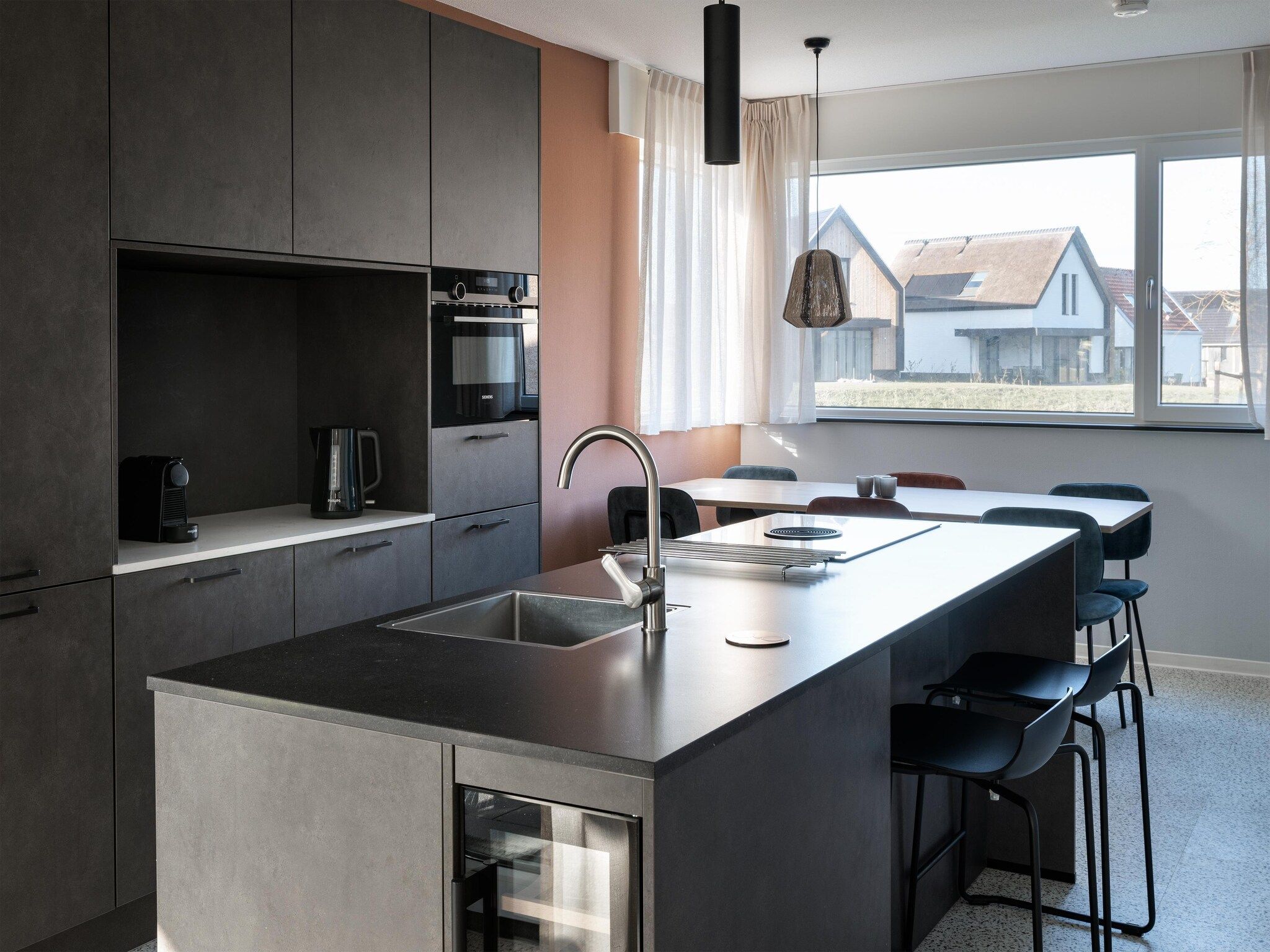 De keuken van Resort Nieuwvliet-Bad 11 in Nieuwvliet