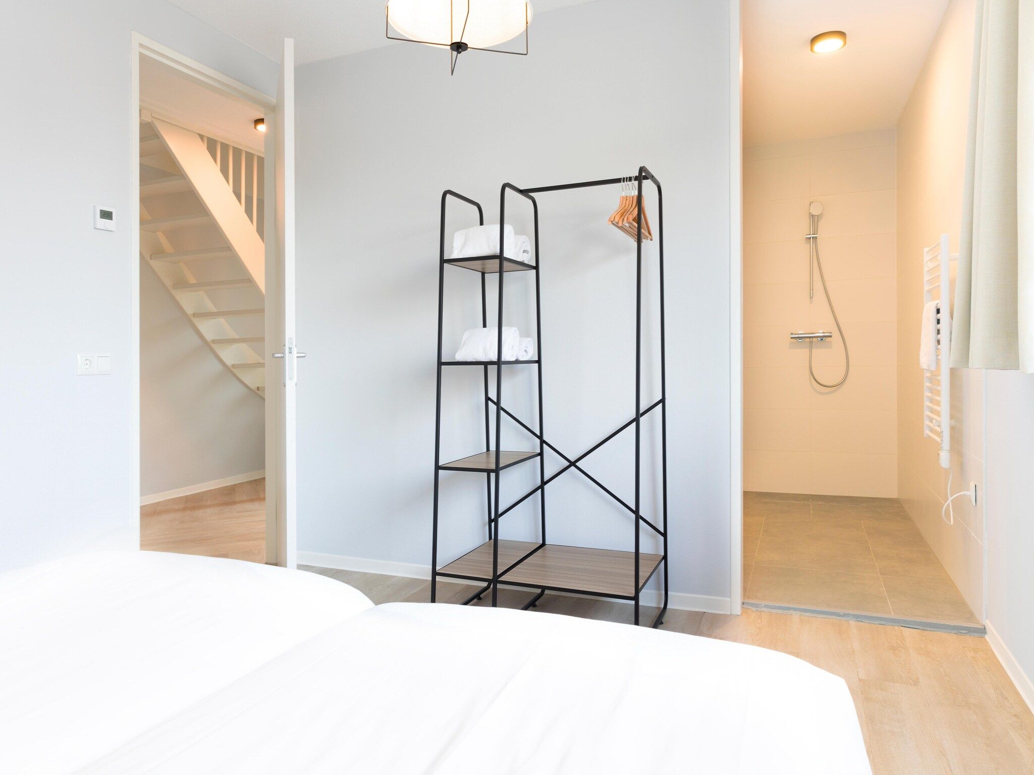 Een slaapkamer van Resort Nieuwvliet-Bad 13 in Nieuwvliet