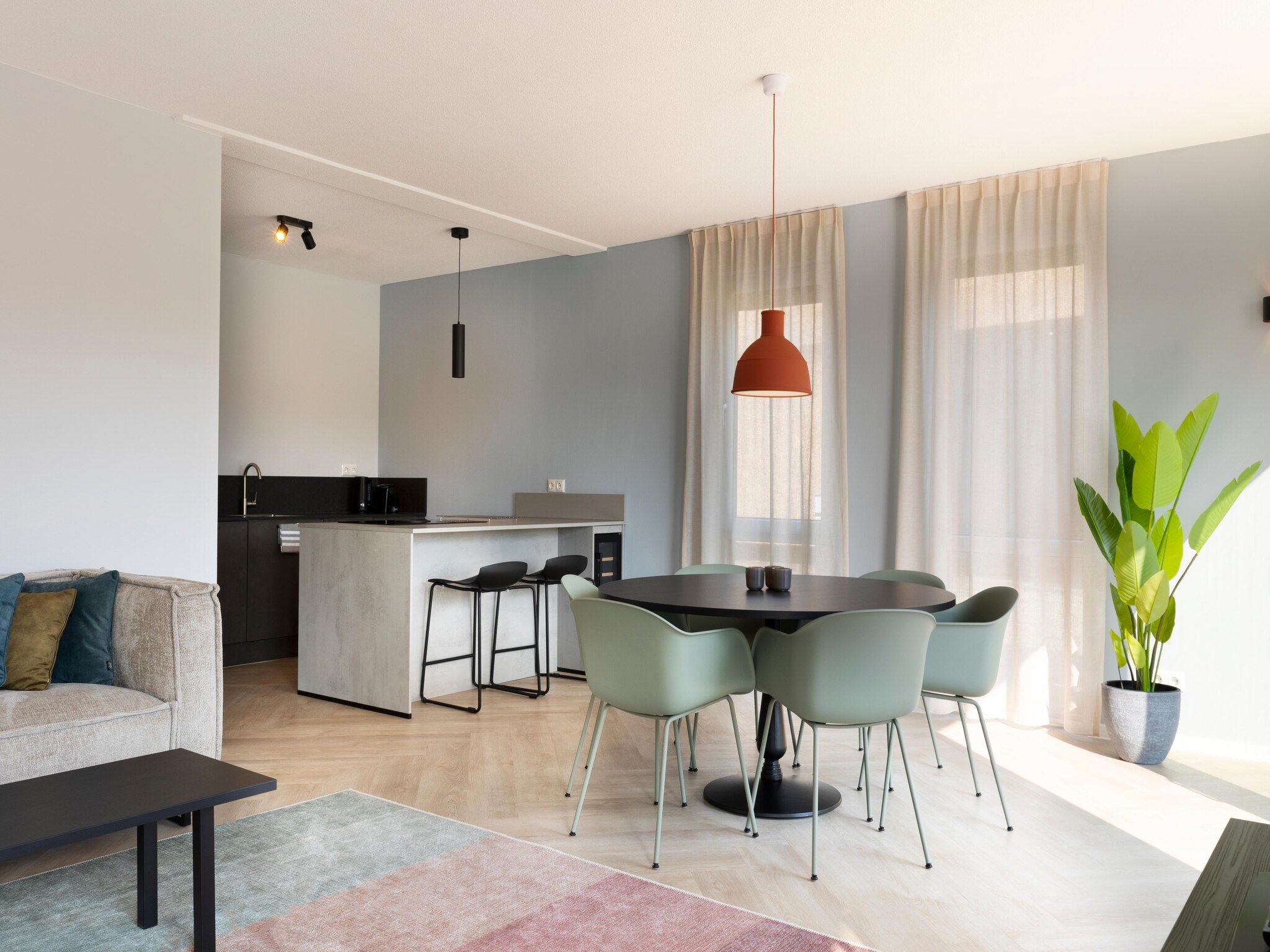 De woonkamer van Resort Nieuwvliet-Bad 13 in Nieuwvliet