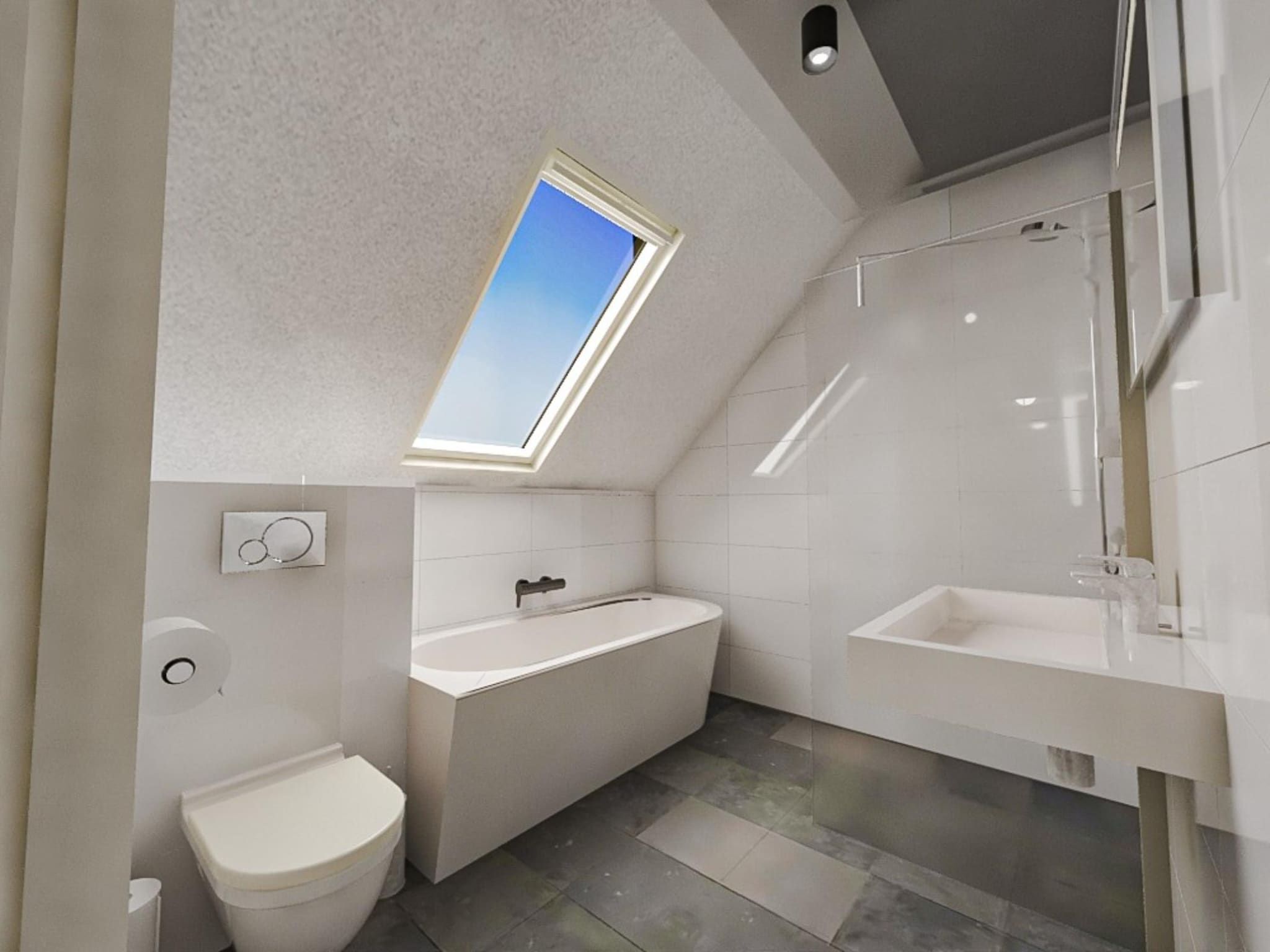 De badkamer van Resort Nieuwvliet-Bad 16 in Nieuwvliet