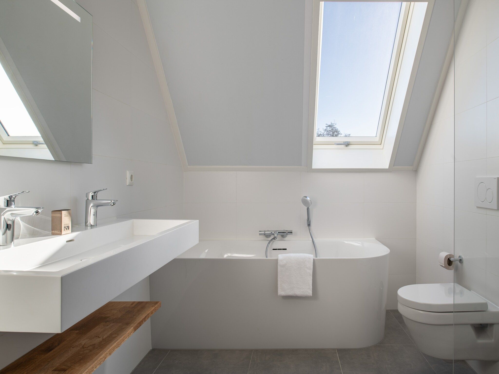 De badkamer van Resort Nieuwvliet-Bad 20 in Nieuwvliet