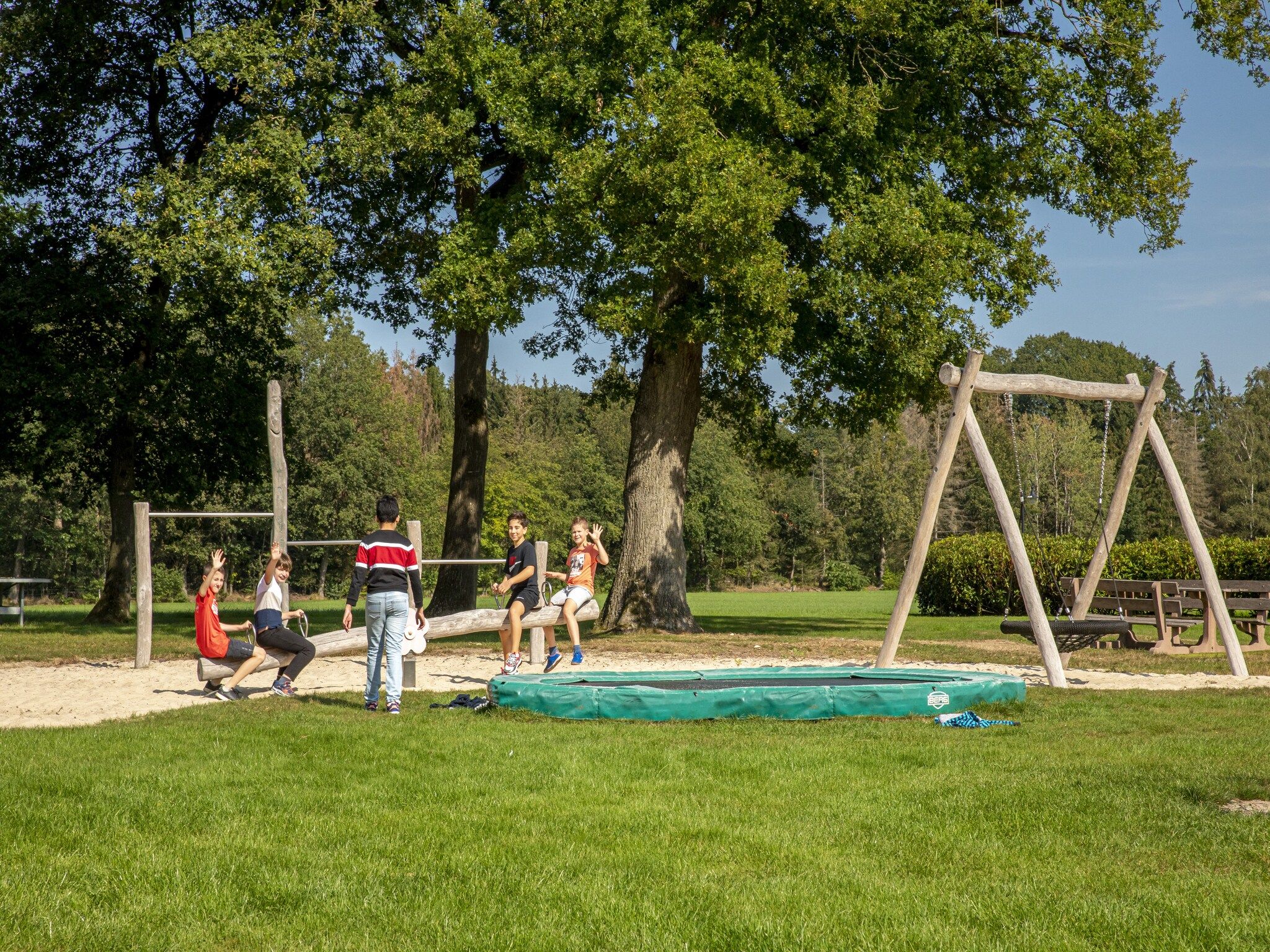 Parkfaciliteiten bij De Familieboerderij in Losser