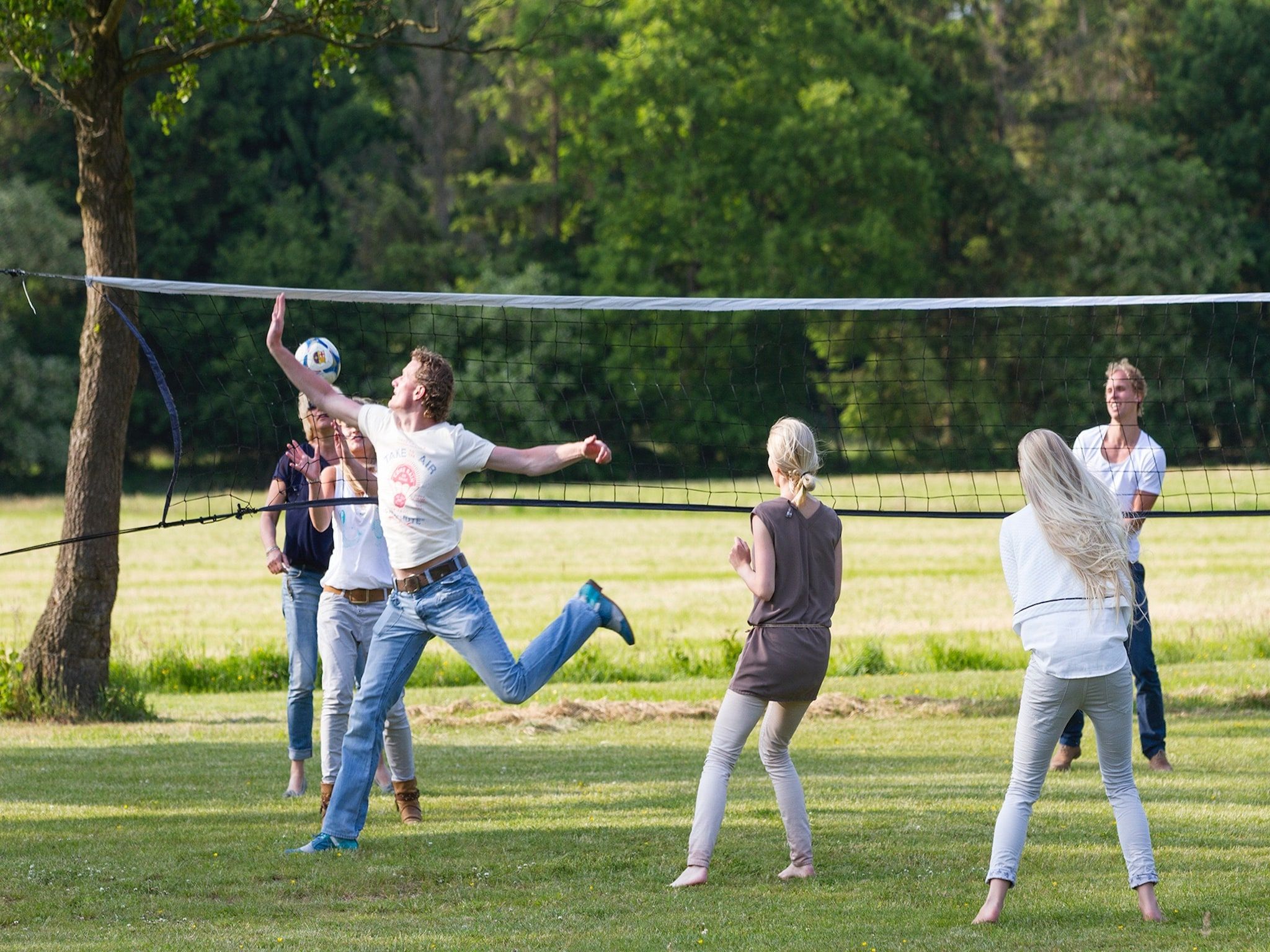 Parkfaciliteiten bij De Familieboerderij in Losser