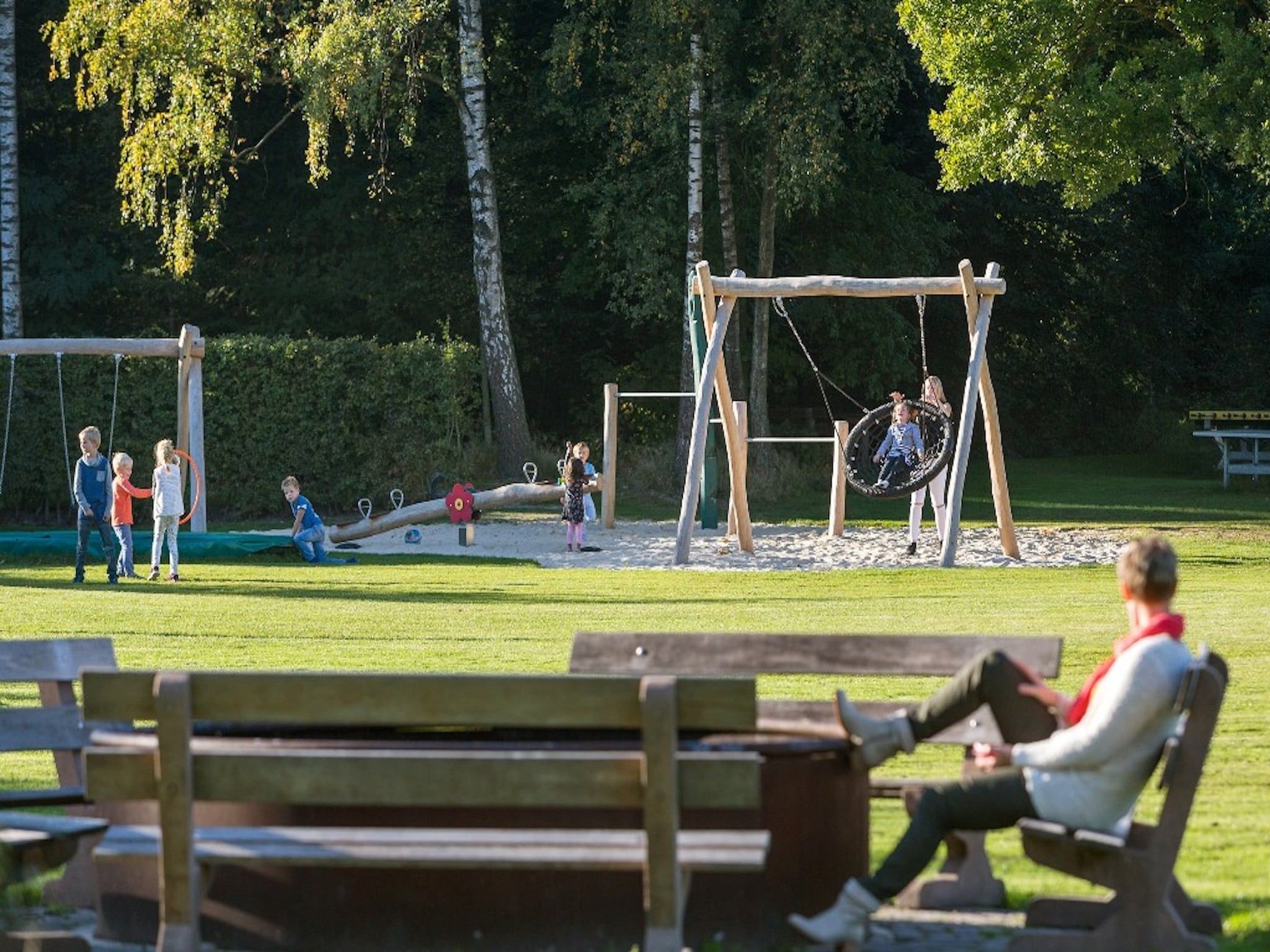 Parkfaciliteiten bij De Familieboerderij in Losser