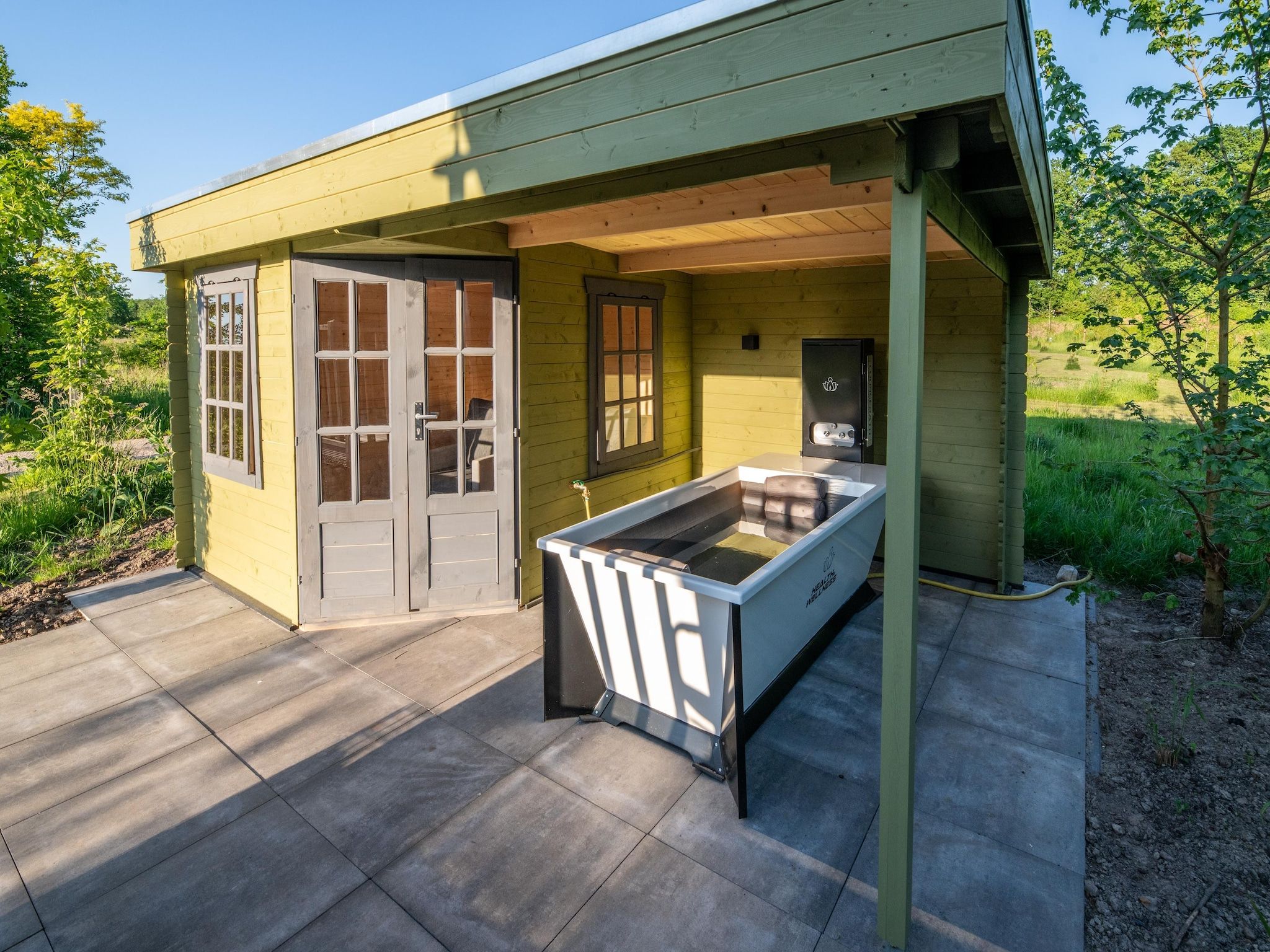 Wellness bij Tentlodge Partijs Wellness met sauna en prive-bad-2p in Dalerveen