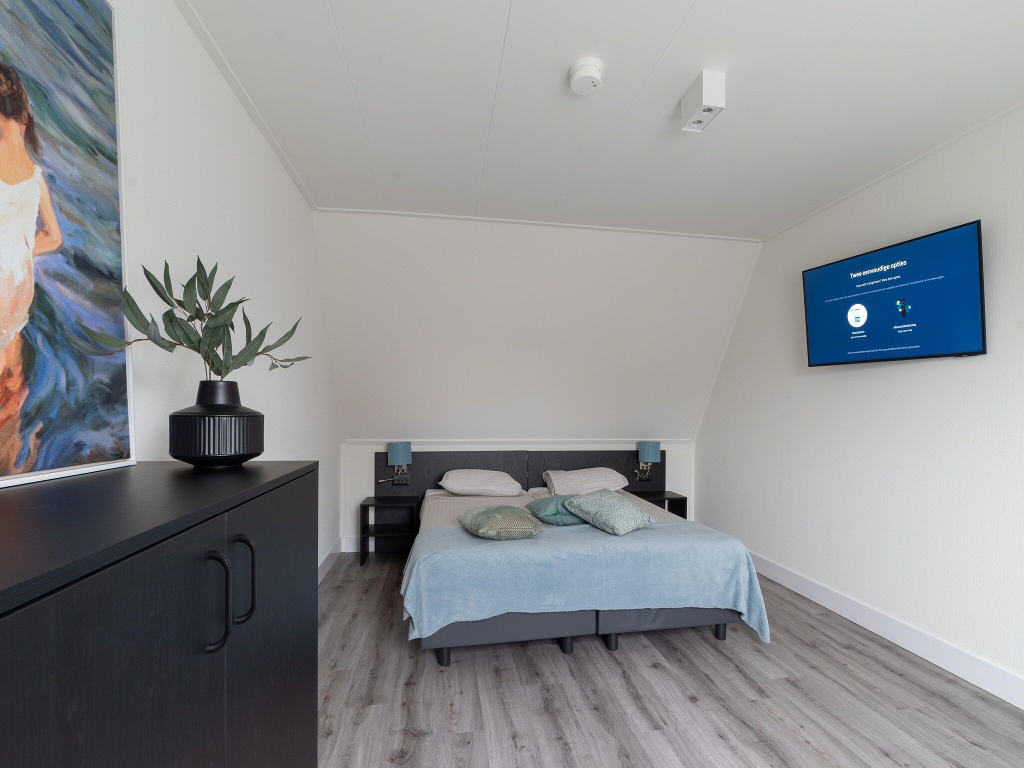 Een slaapkamer van 6 persoons vrijstaand met sauna - 1 in Colijnsplaat