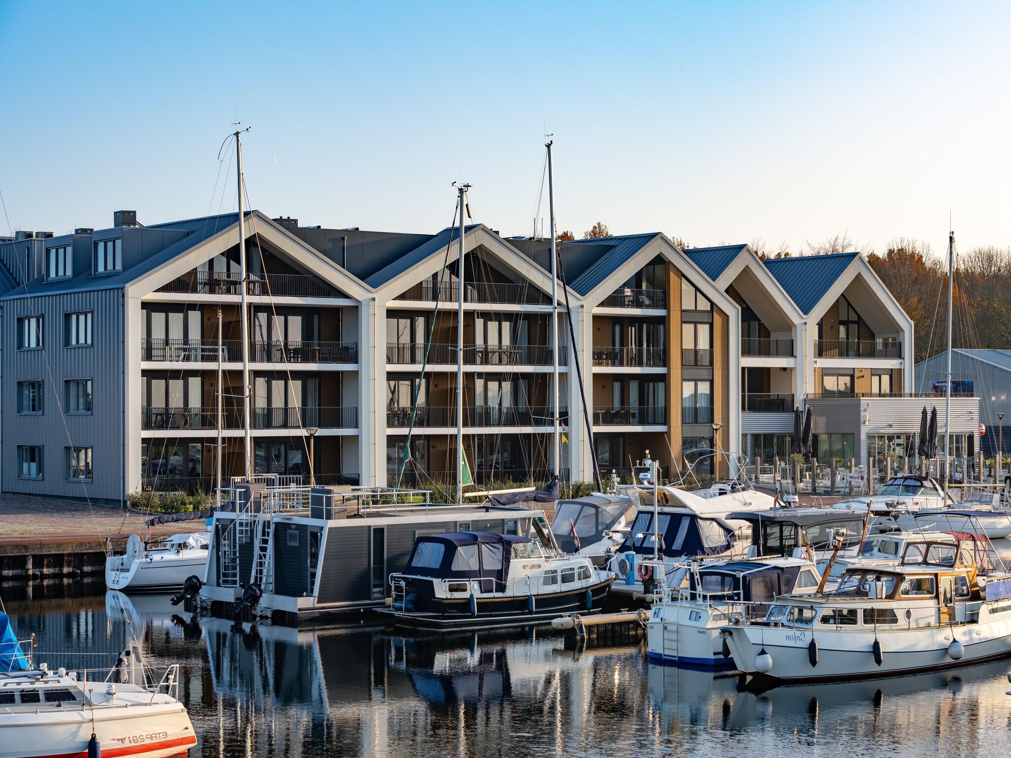 Sfeerbeeld van Harbour Loft 2i Résidence Marina polderzijde in Kamperland