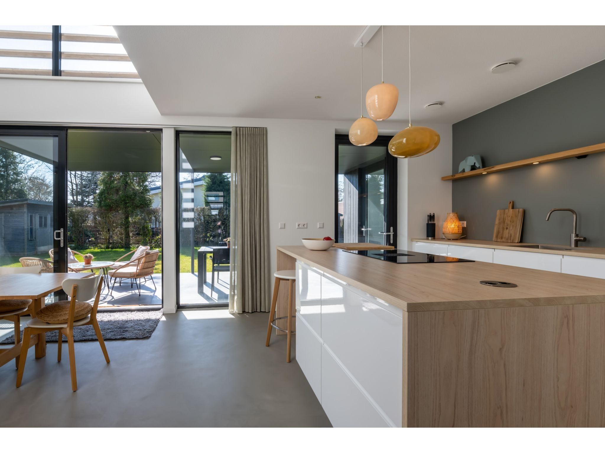 De keuken van Beukenlaan 11 in Kamperland