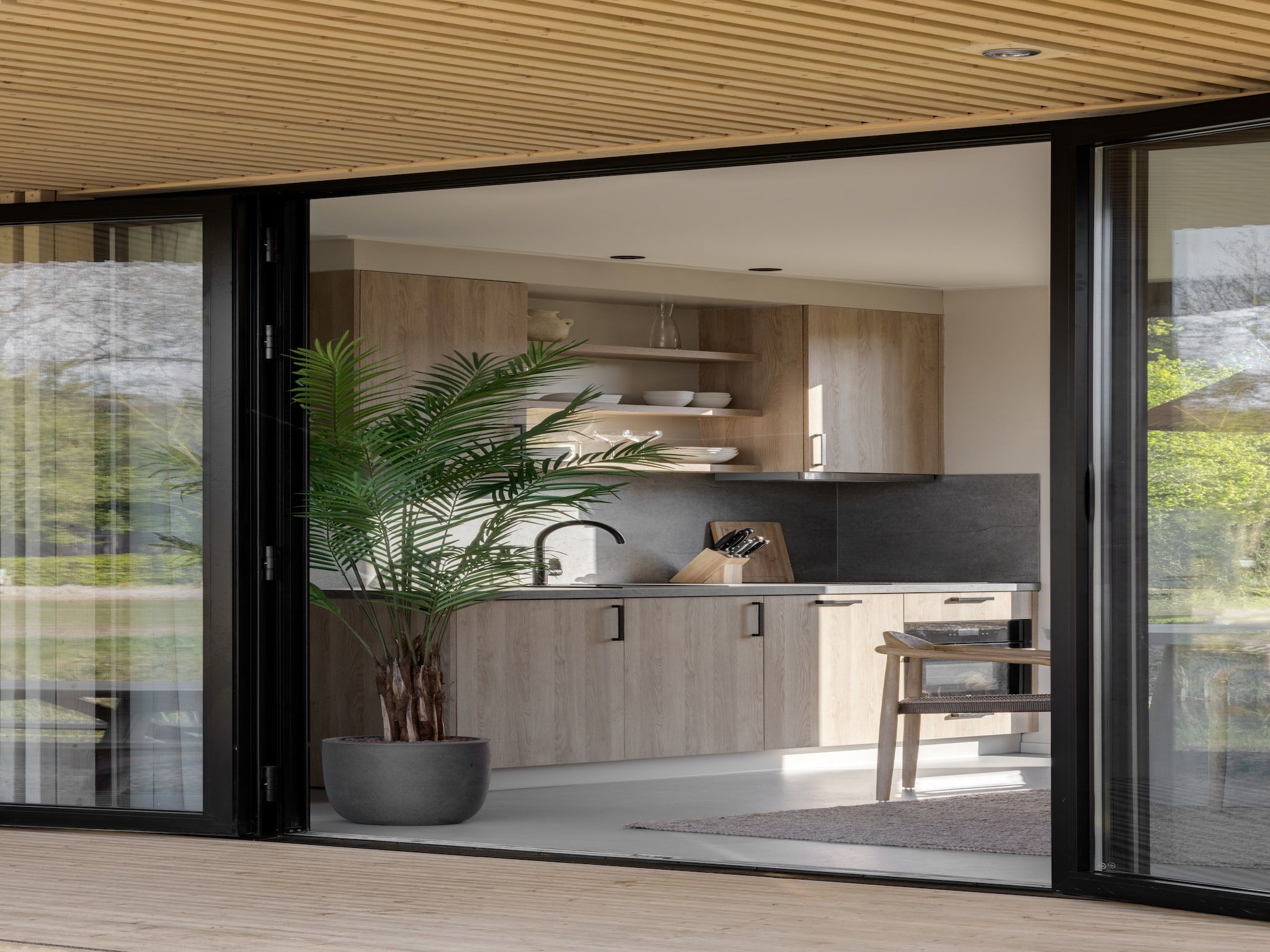 De keuken van Resort de Parel 5 in Zeewolde