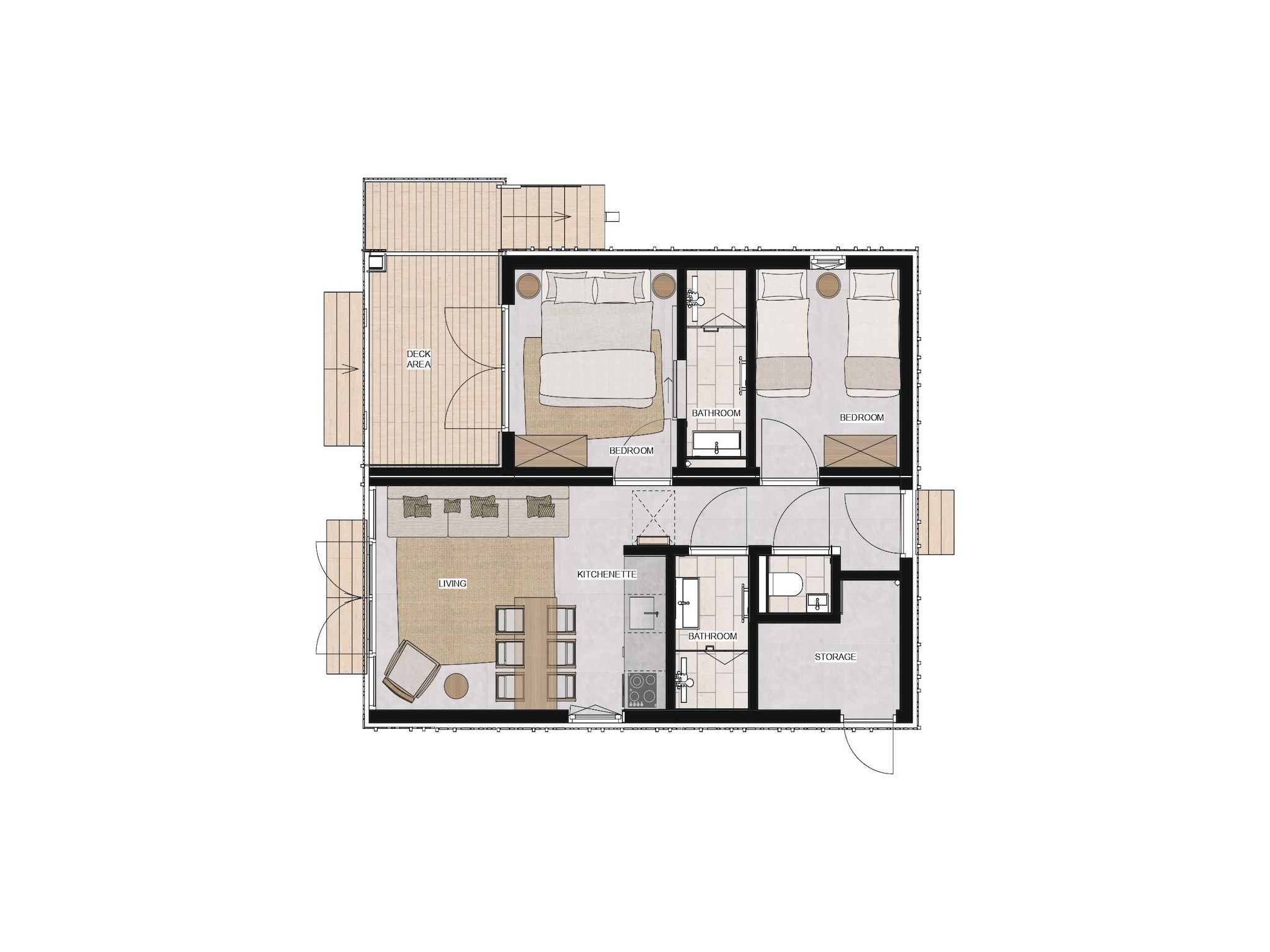 Voorzieningen bij Resort de Parel 9 in Zeewolde