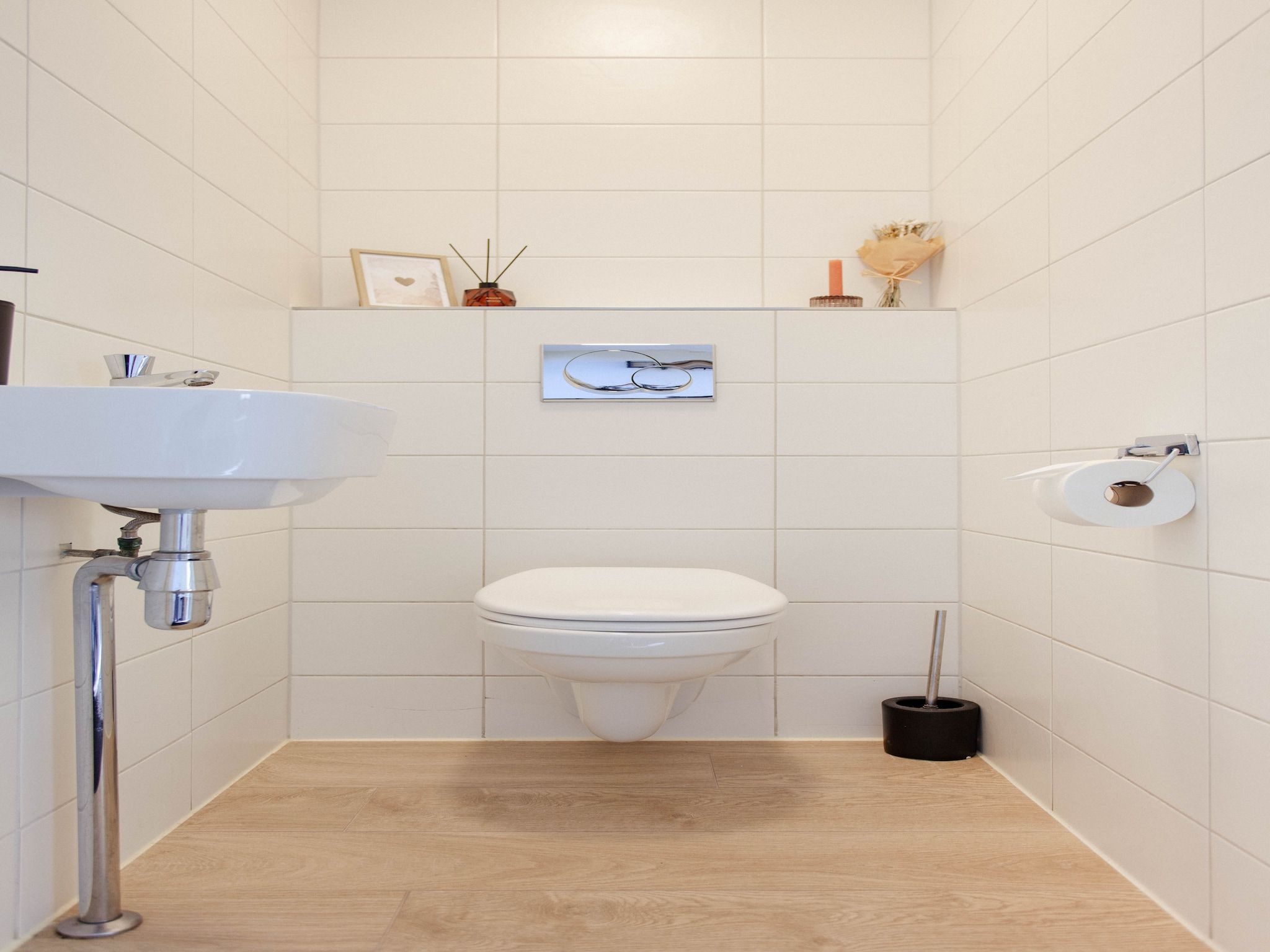 De badkamer van Beachvilla Royaal met Sauna - 10 personen in Makkum