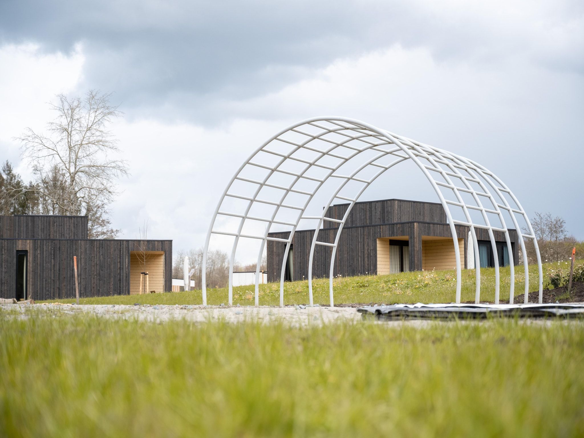 Parkfaciliteiten bij Resort de Parel 15 in Zeewolde