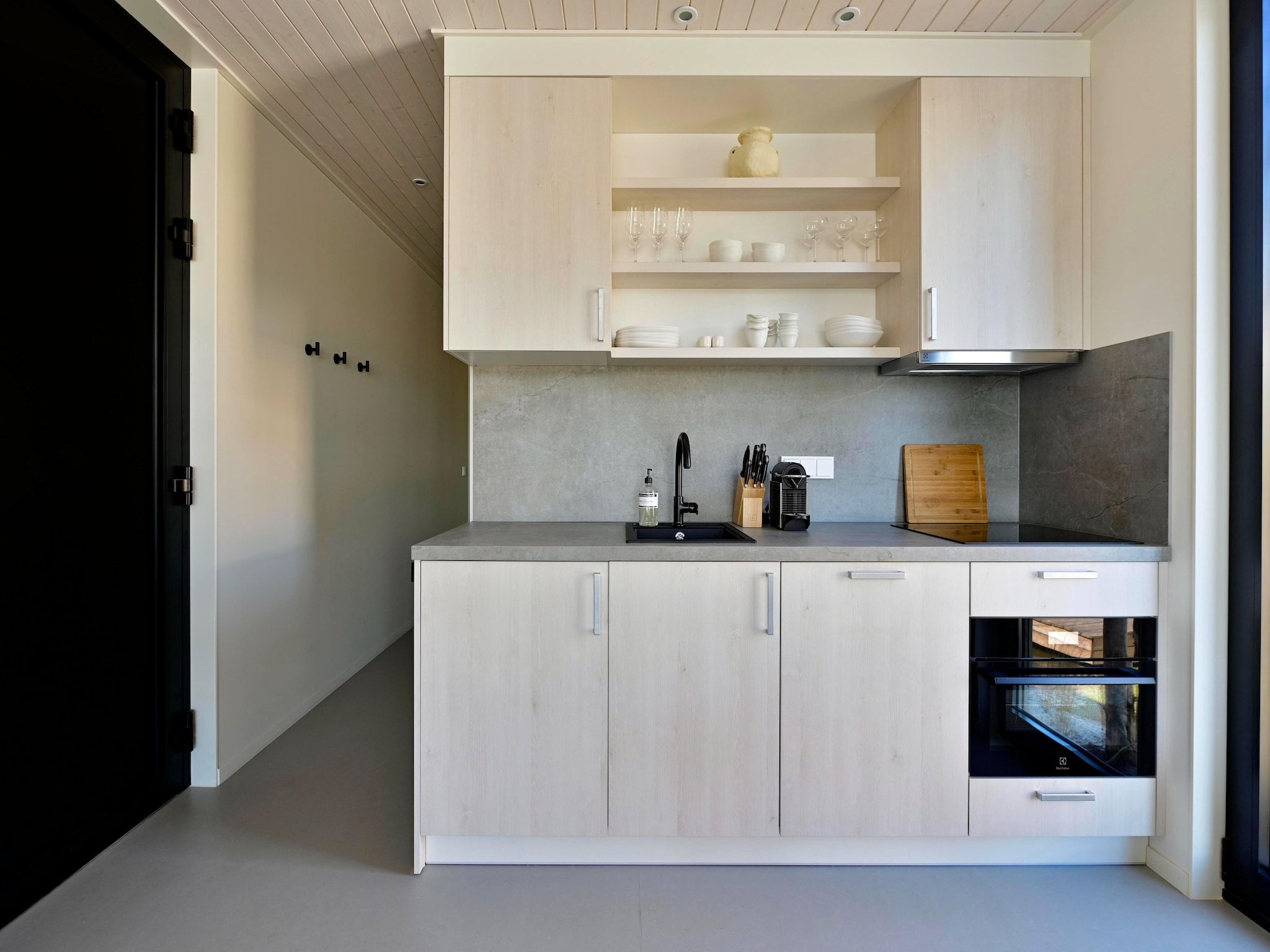 De keuken van Resort de Parel 16 in Zeewolde