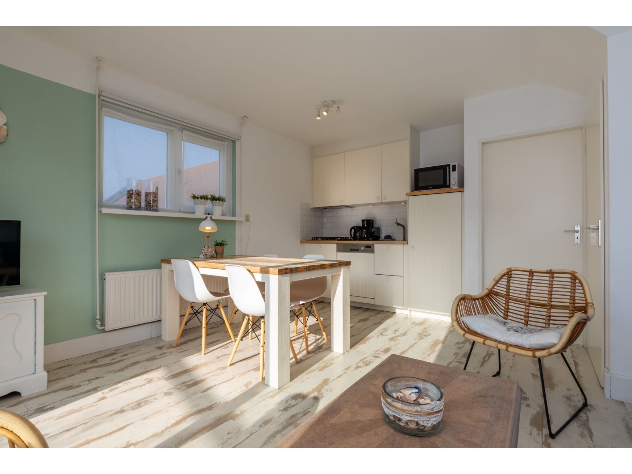 De keuken van Zuidstraat 113- Zomerwoning in Westkapelle
