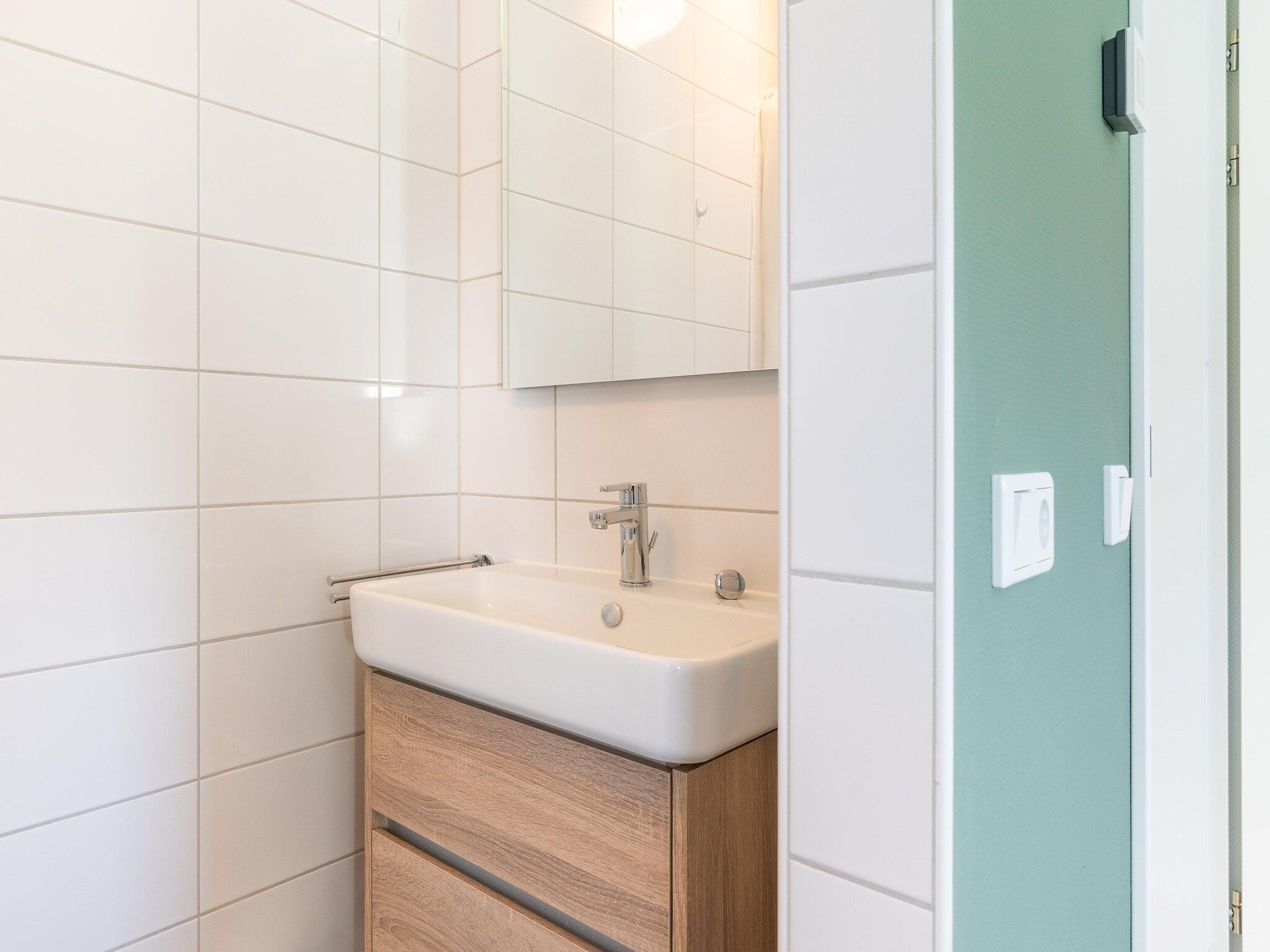 De badkamer van Schollevaer Huis Nr 34 in Scherpenisse