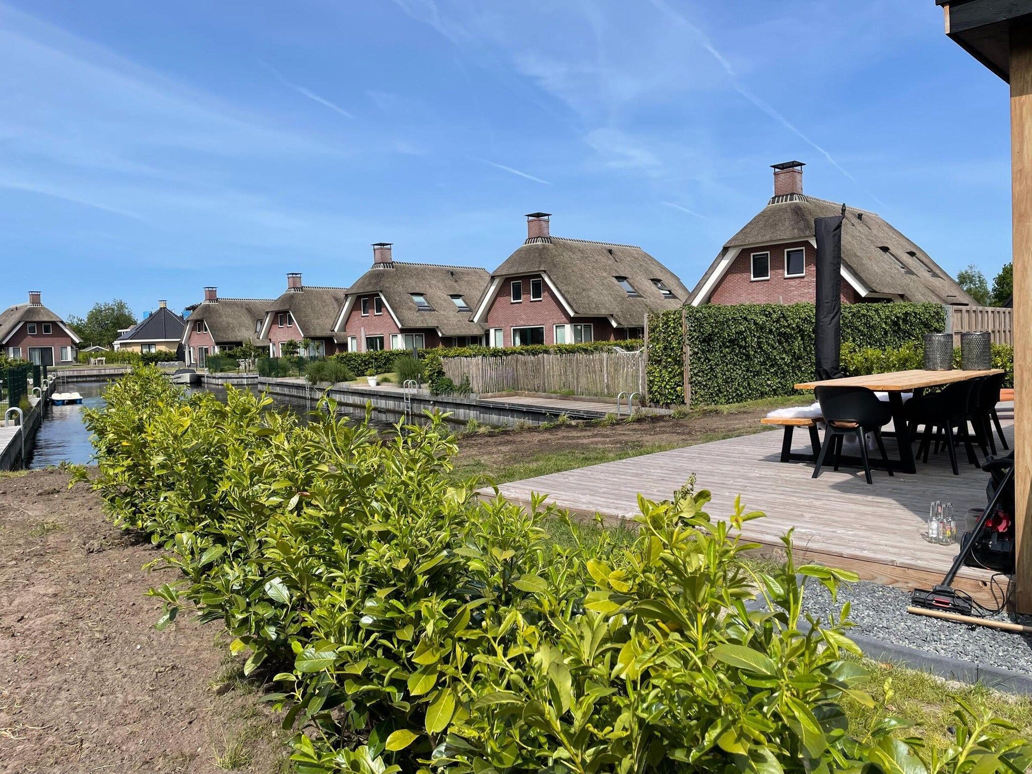 Het uitzicht vanaf Recreatiepark Idskenhuizen 11 in Idskenhuizen
