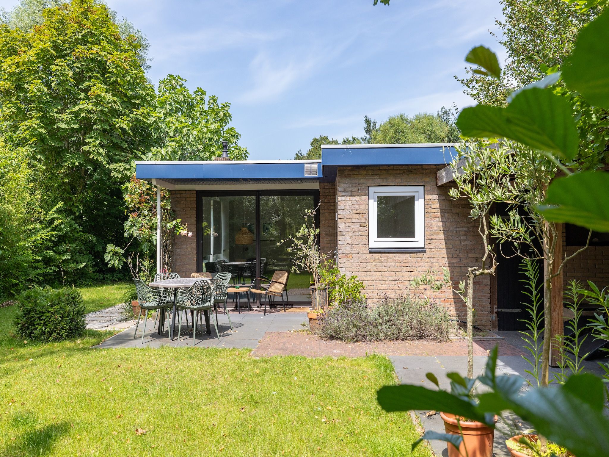 De tuin van Inlaag 31 in Wolphaartsdijk