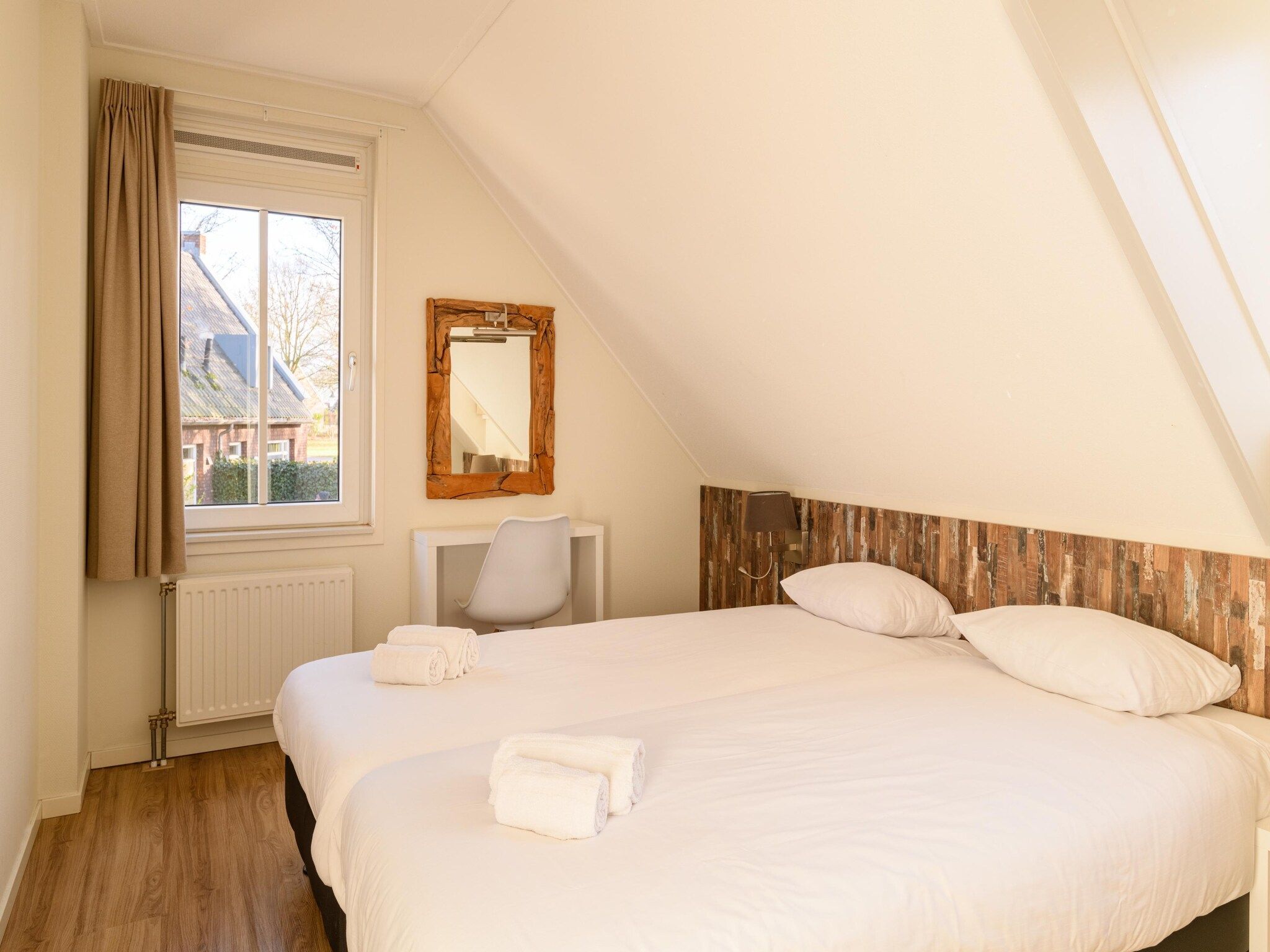 Een slaapkamer van Resort Maastricht 41 in Maastricht