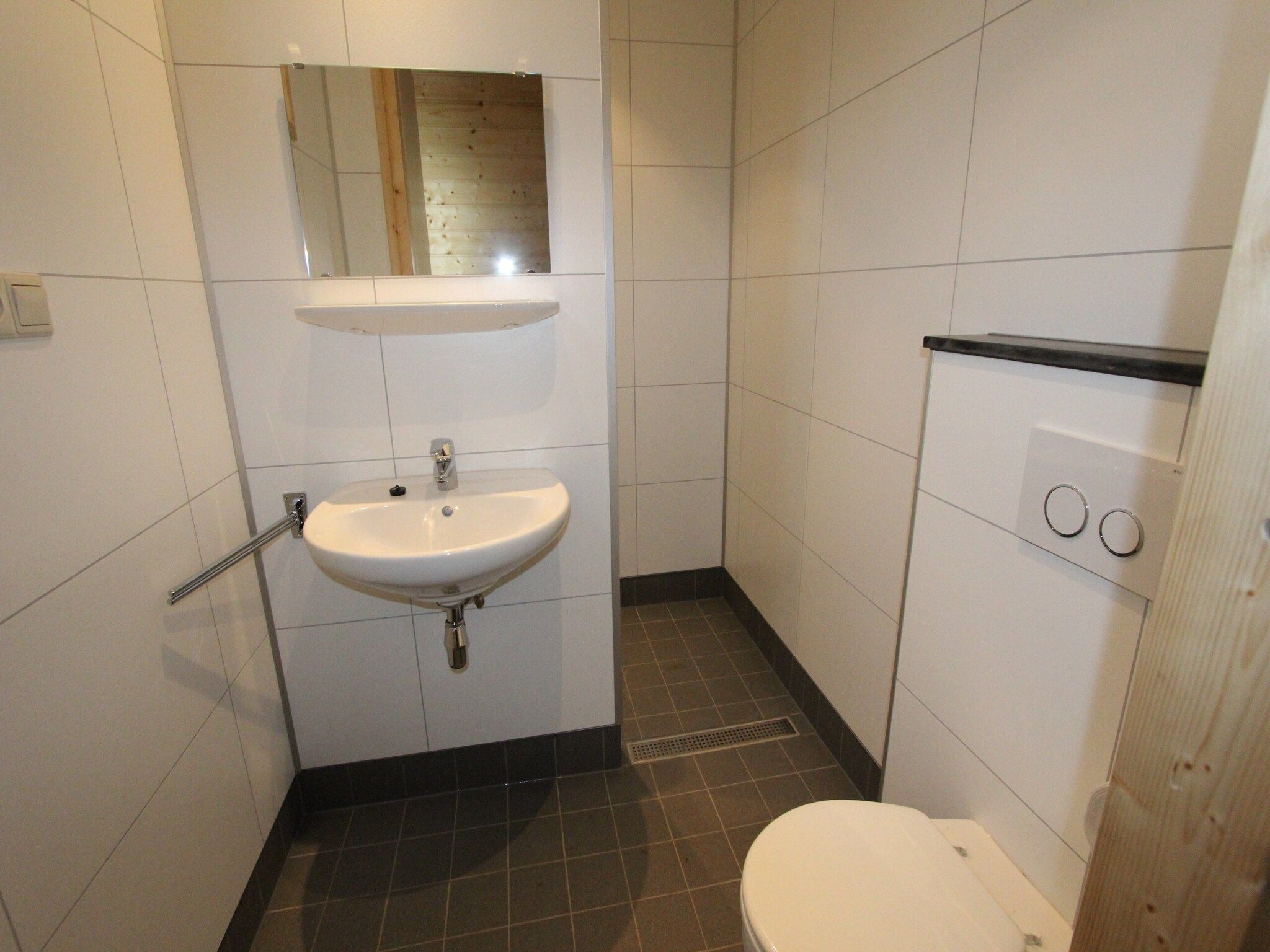 De badkamer van Vakantiehuisje 19 in Someren-Heide