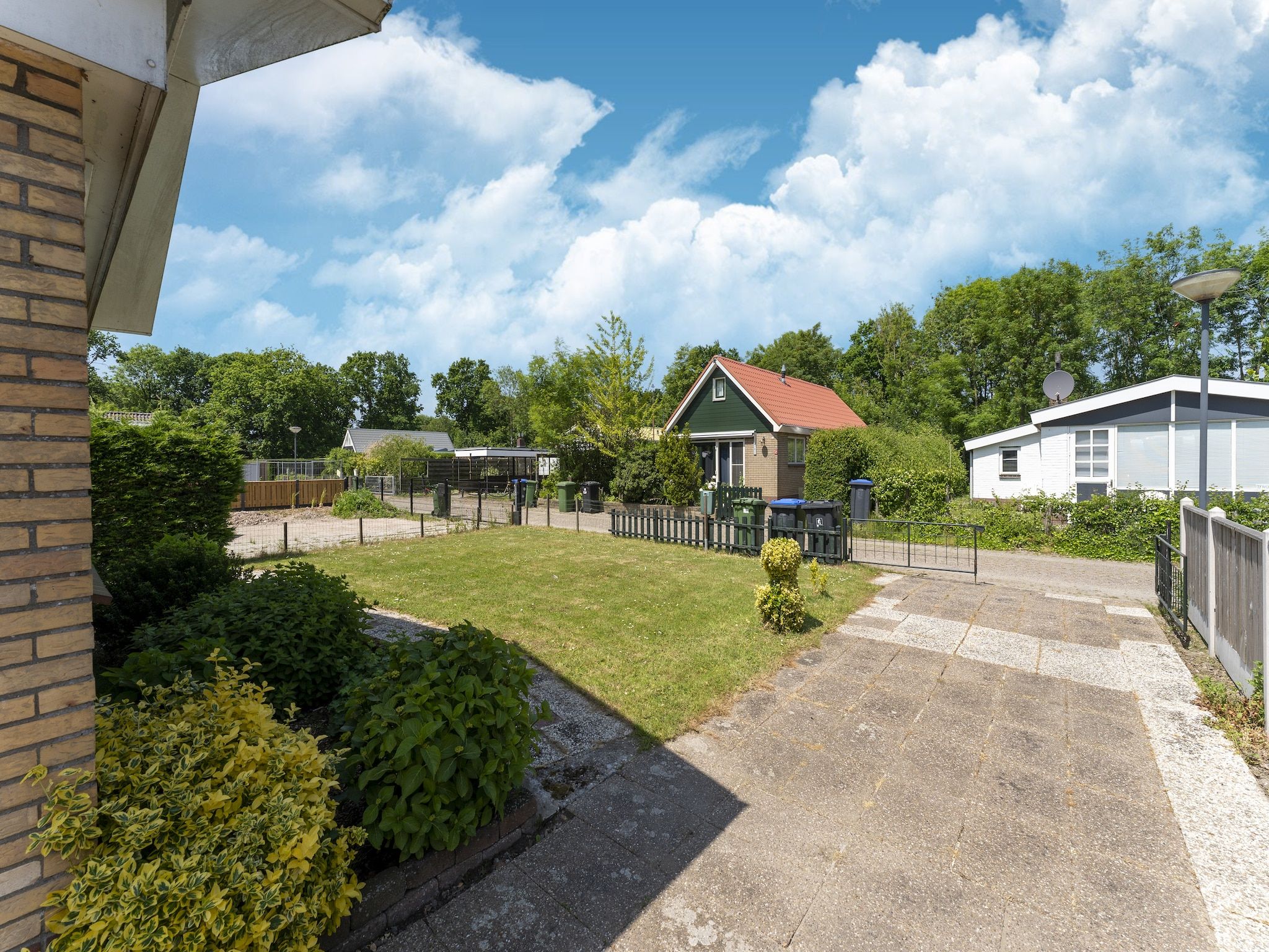 Het uitzicht vanaf Landingsweg 94 in Baarland