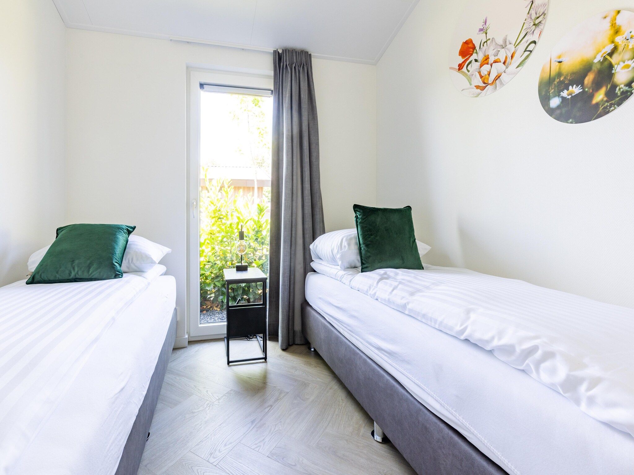 Een slaapkamer van Vakantiepark Molenvelden 8 in Veldhoven