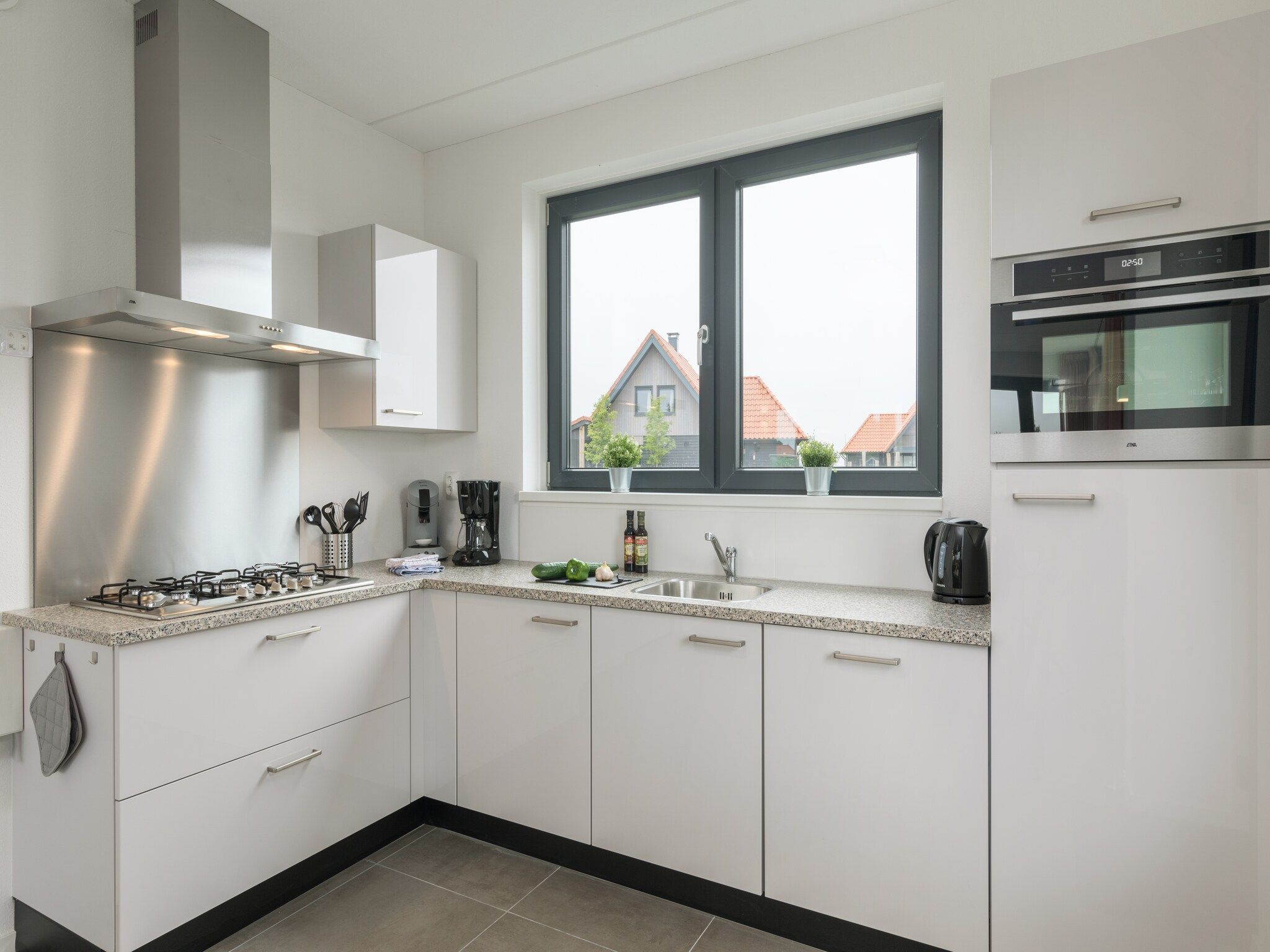 De keuken van Waterstaete Ossenzijl 4 in Ossenzijl