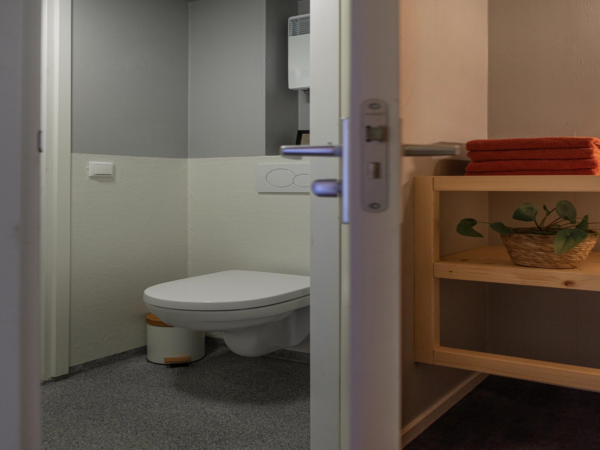 De badkamer van Acker Lodges 4 in Ruinerwold